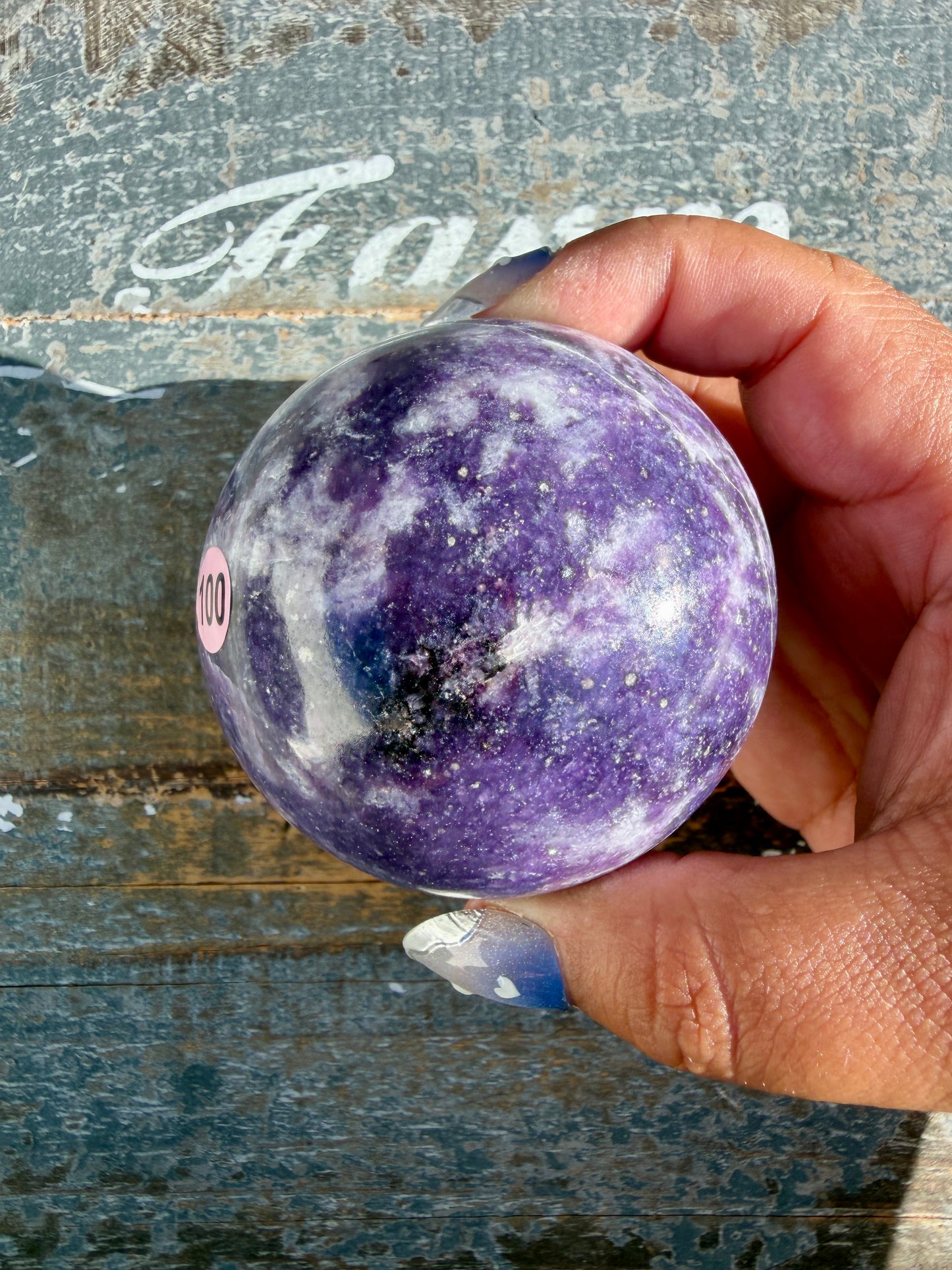 Gorgeous Lepidolite Sphere | Brazil | Opt 100