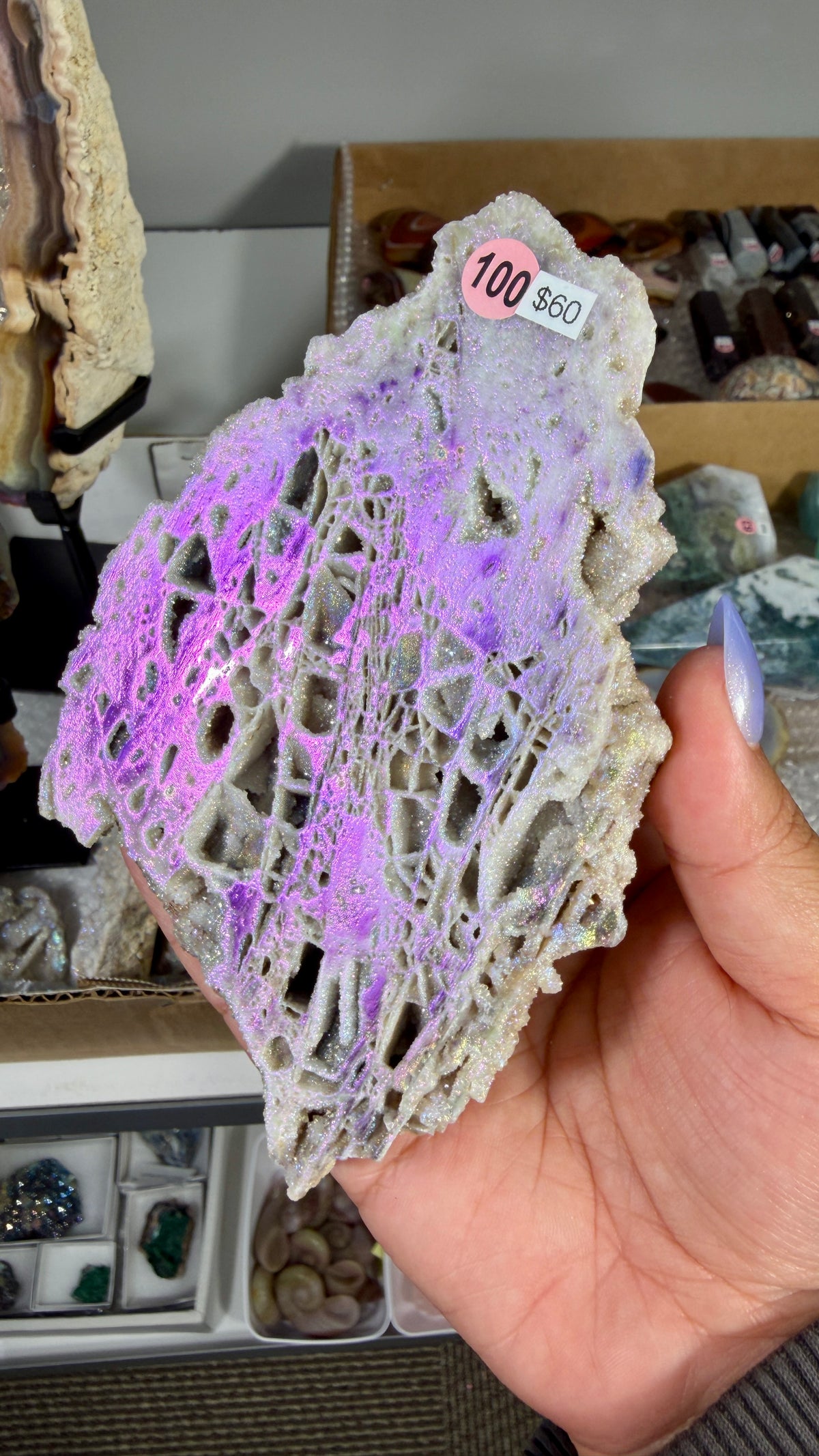 Gorgeous Aura Chalcedony (Sphalerite) | Opt 100