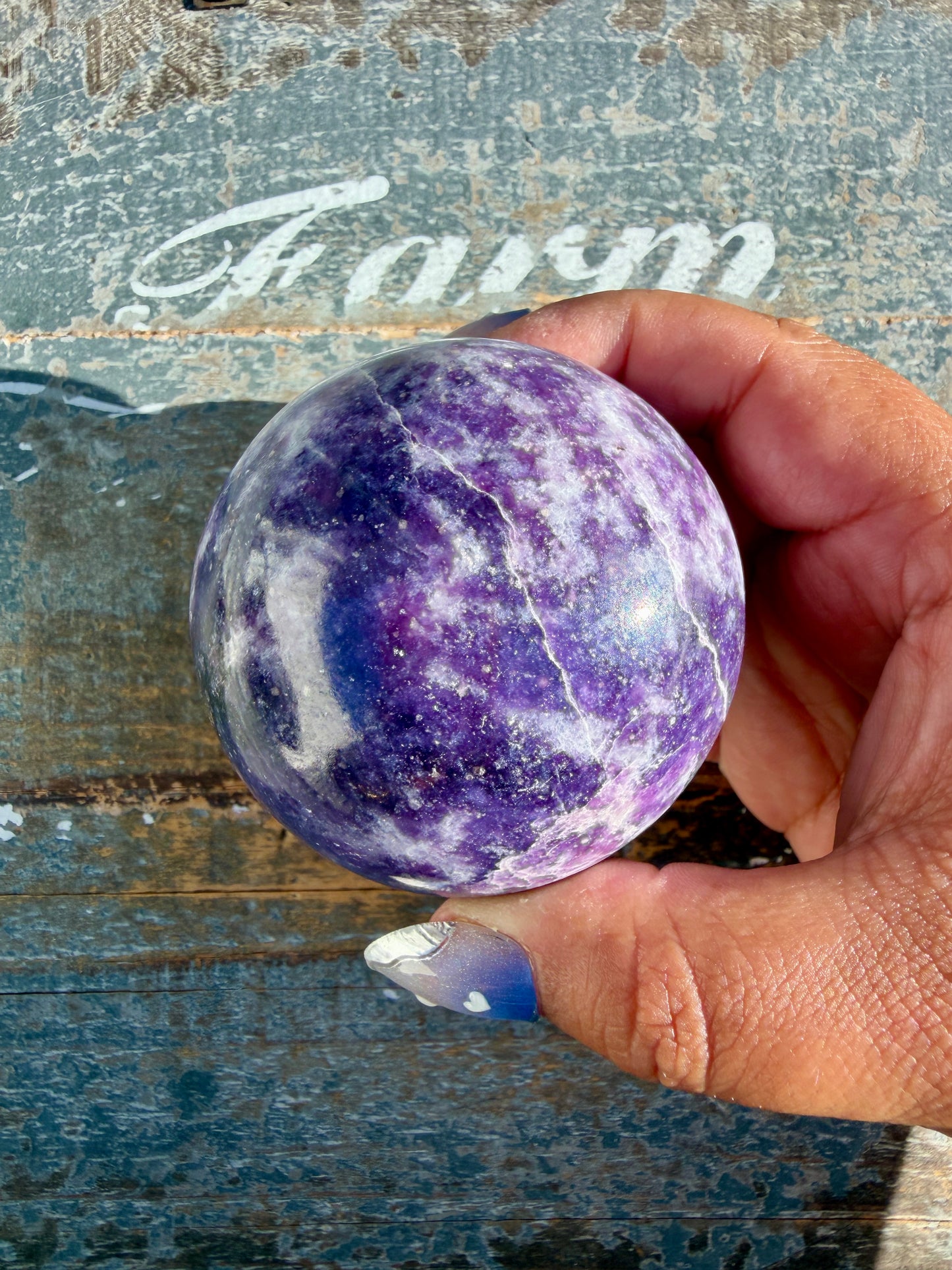 Gorgeous Lepidolite Sphere | Brazil | Opt 100