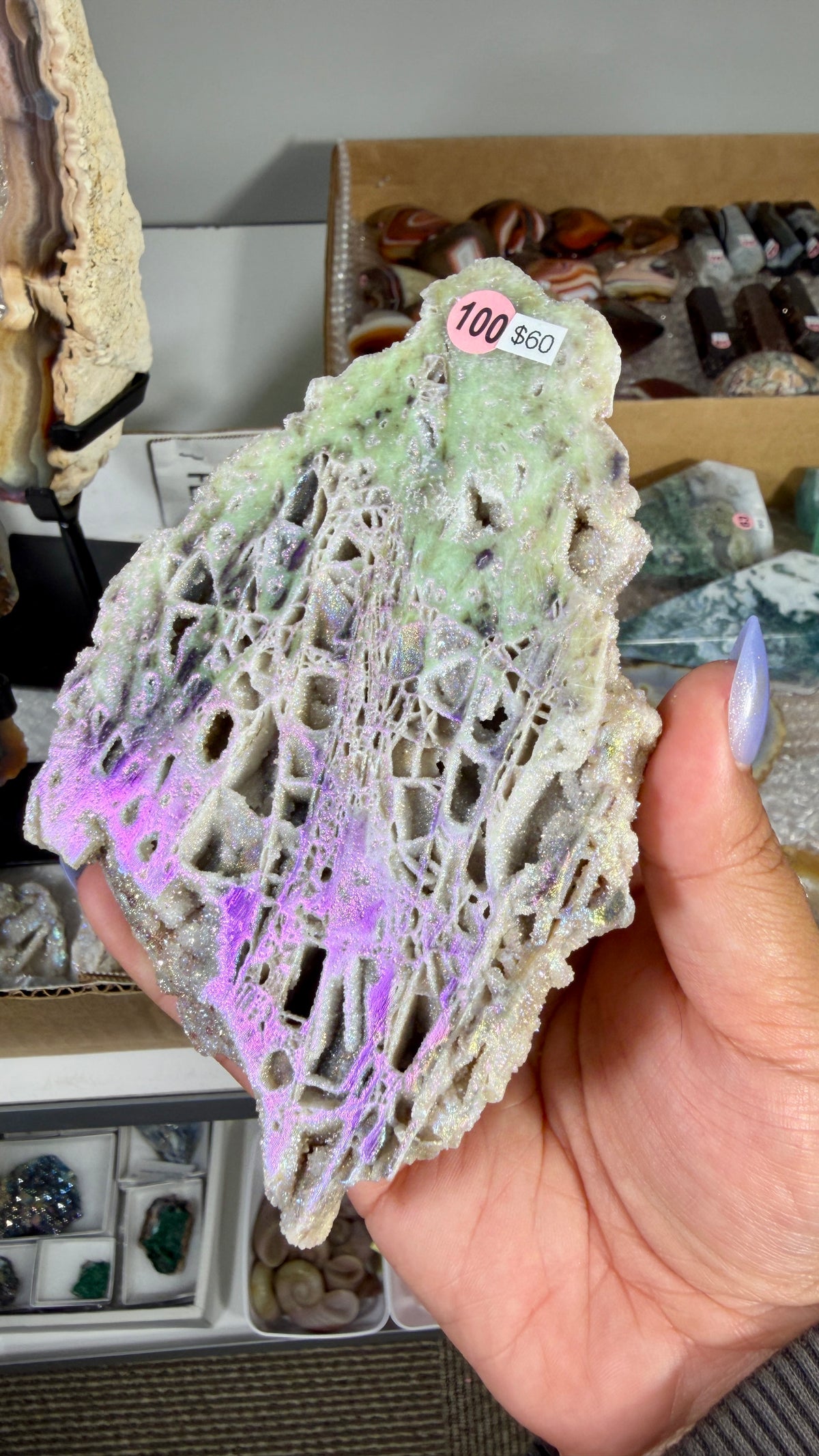 Gorgeous Aura Chalcedony (Sphalerite) | Opt 100