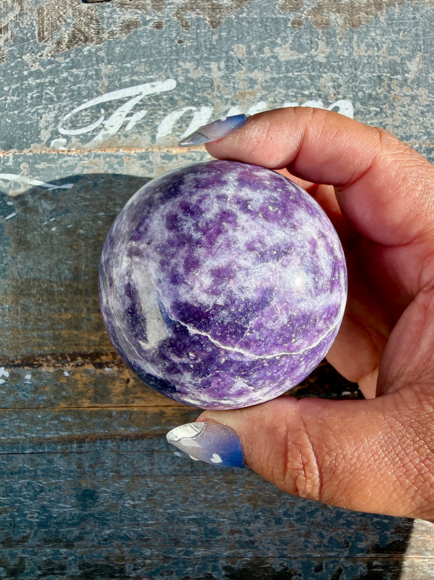 Gorgeous Lepidolite Sphere | Brazil | Opt 100