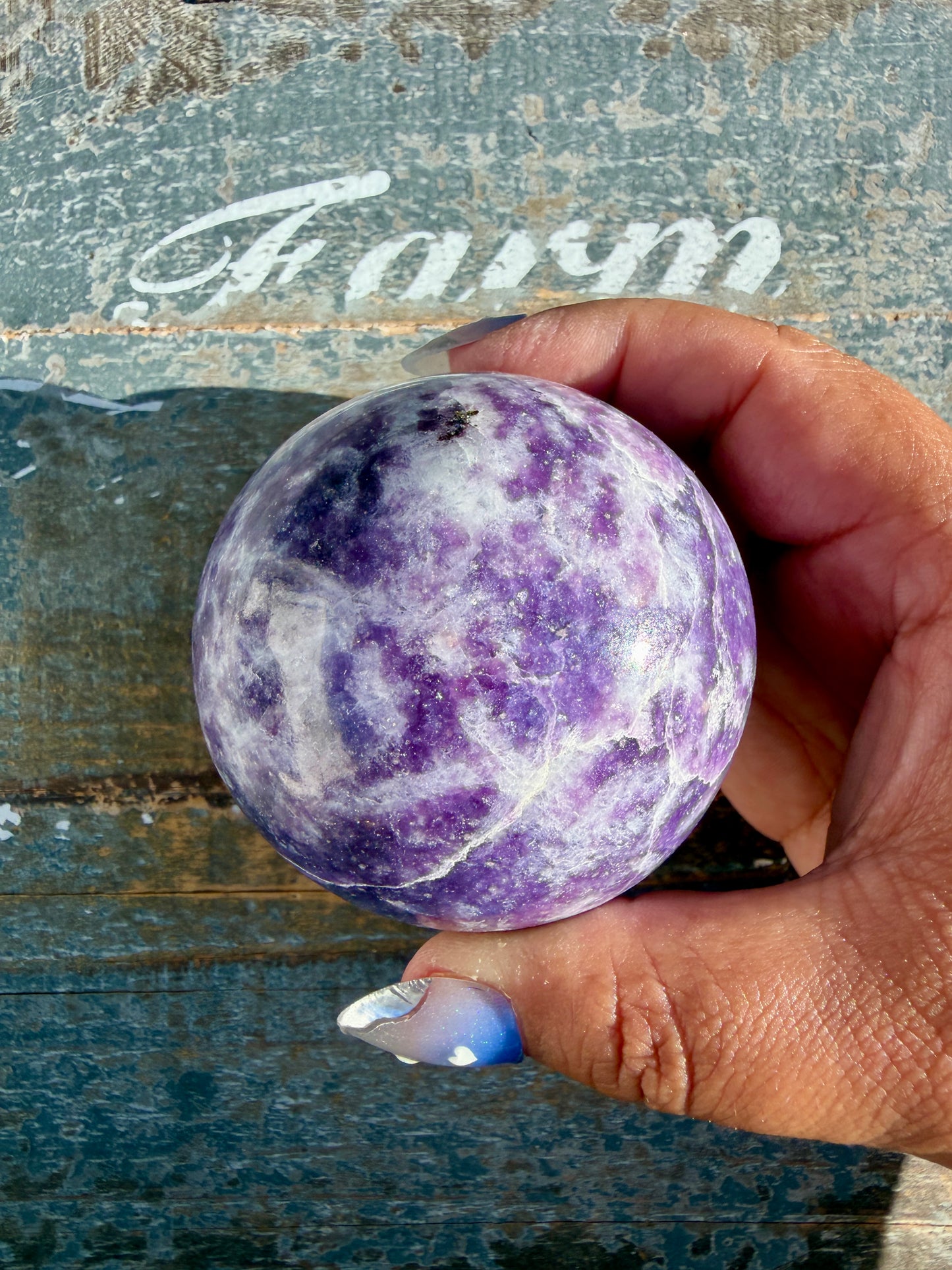 Gorgeous Lepidolite Sphere | Brazil | Opt 100