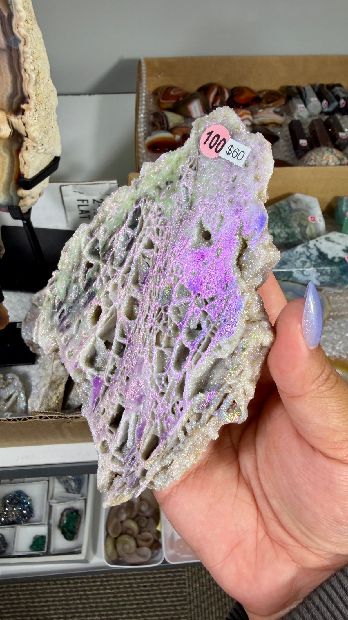 Gorgeous Aura Chalcedony (Sphalerite) | Opt 100