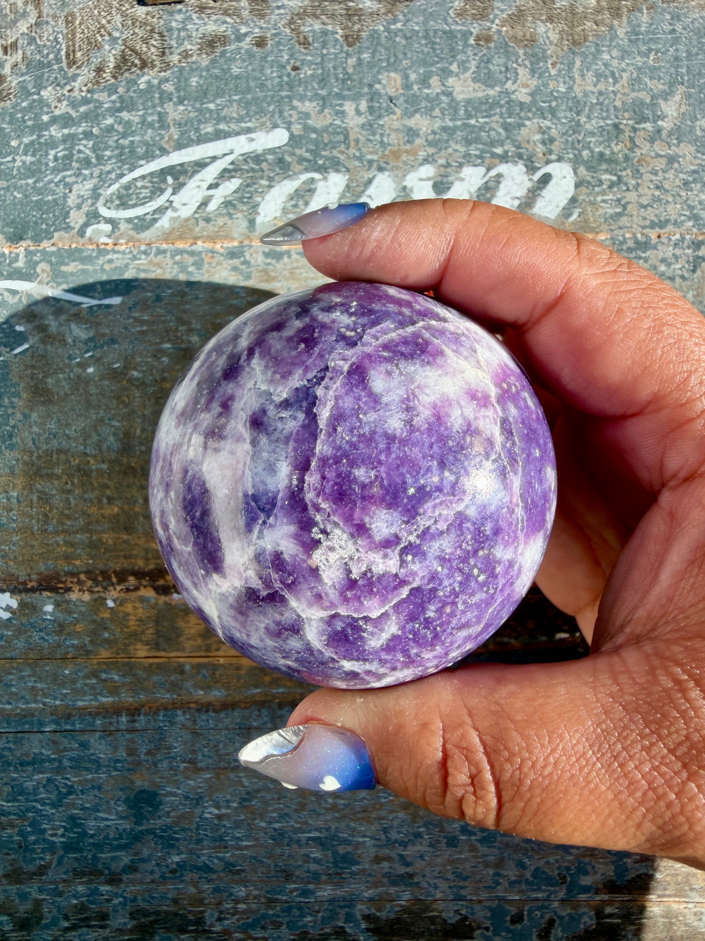Gorgeous Lepidolite Sphere | Brazil | Opt 100