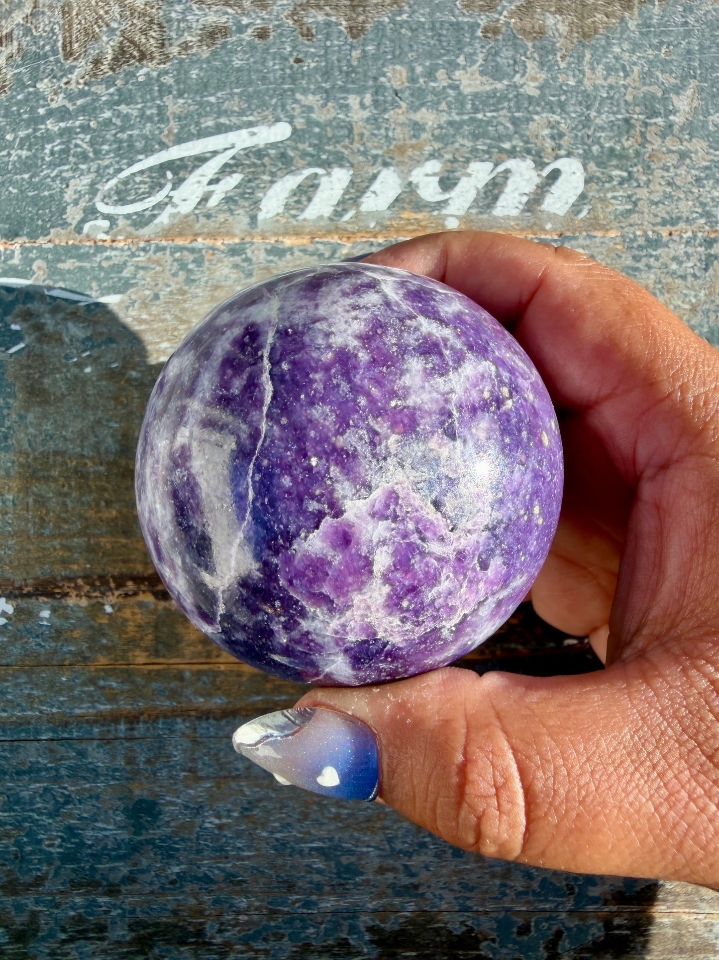 Gorgeous Lepidolite Sphere | Brazil | Opt 100