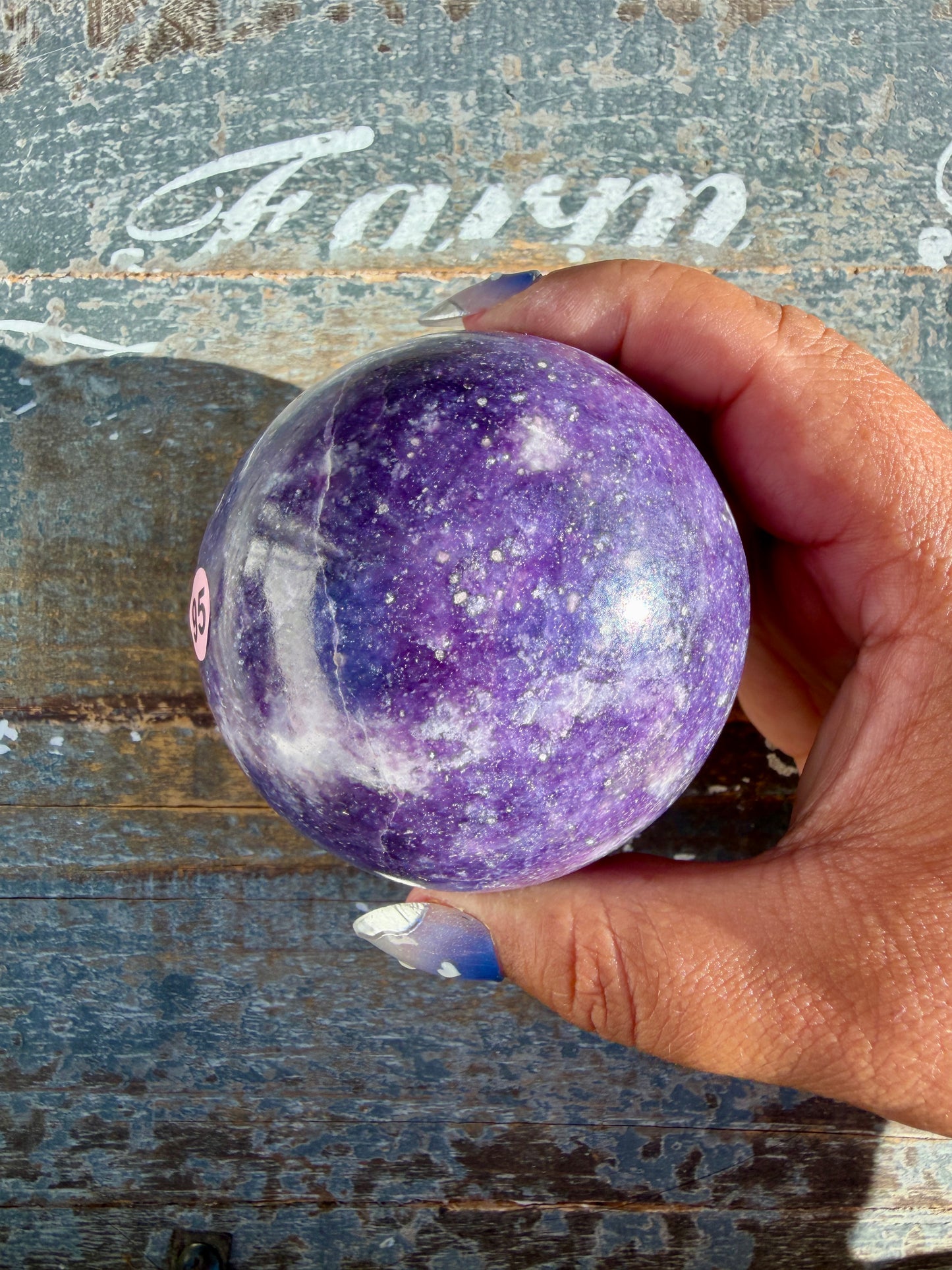 Gorgeous Lepidolite Sphere | Brazil | Opt 95