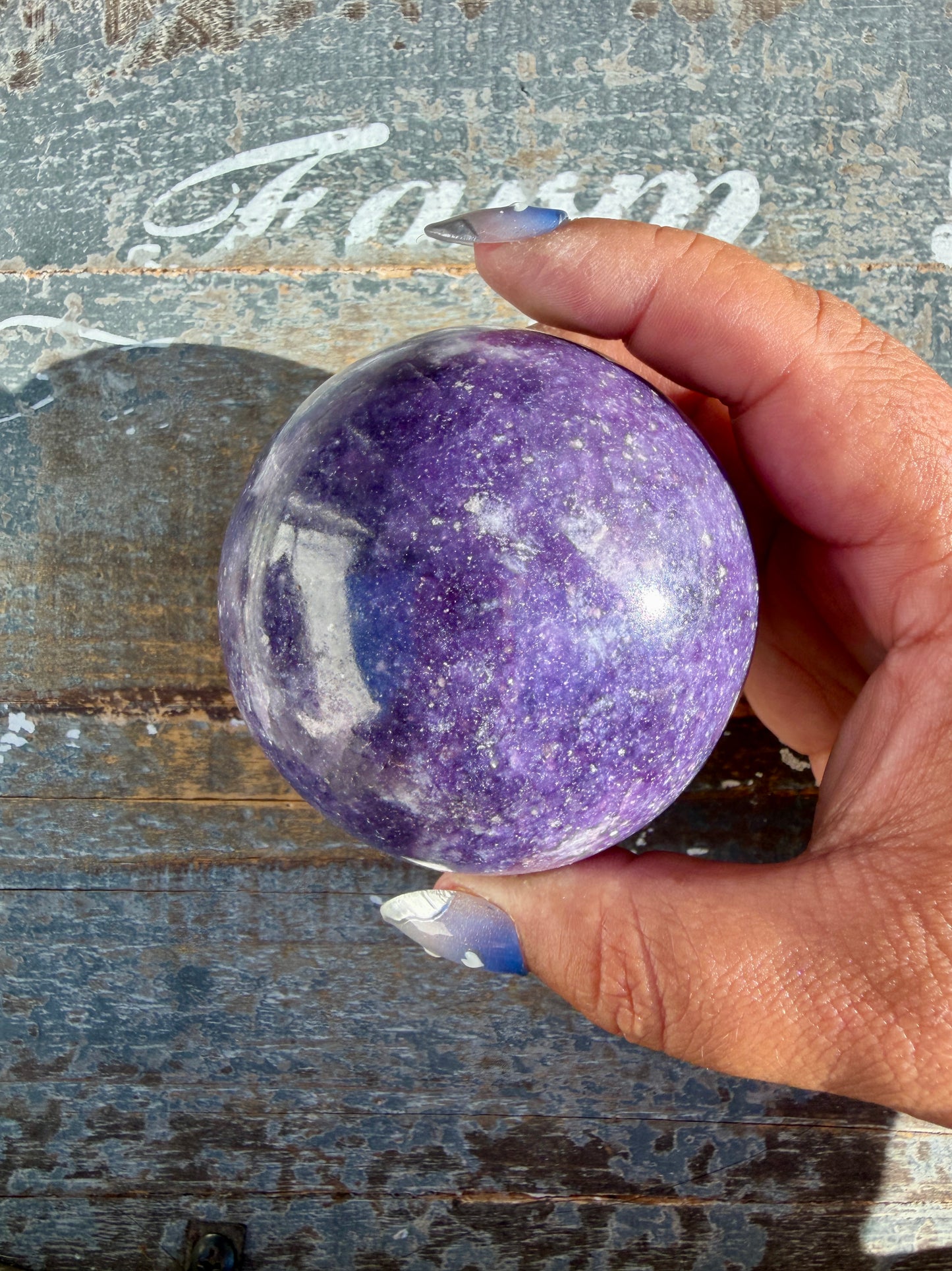Gorgeous Lepidolite Sphere | Brazil | Opt 95