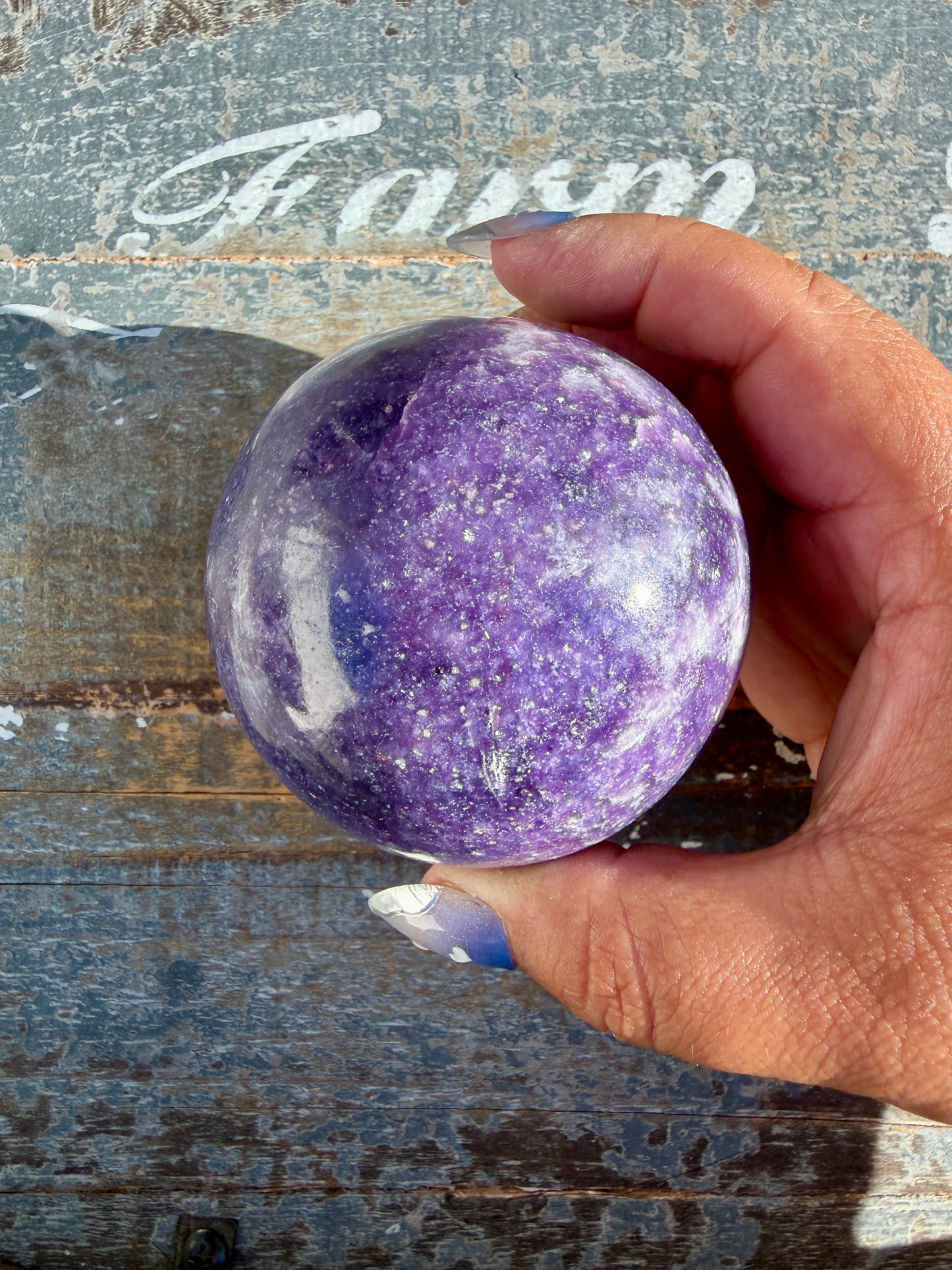Gorgeous Lepidolite Sphere | Brazil | Opt 95