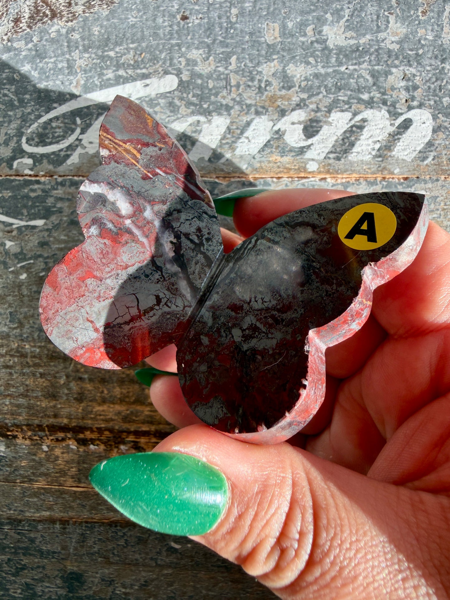 Gorgeous Jaspillite Butterfly | Opt A