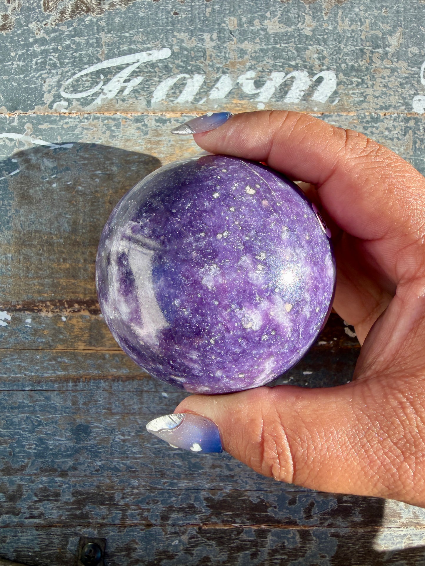 Gorgeous Lepidolite Sphere | Brazil | Opt 95