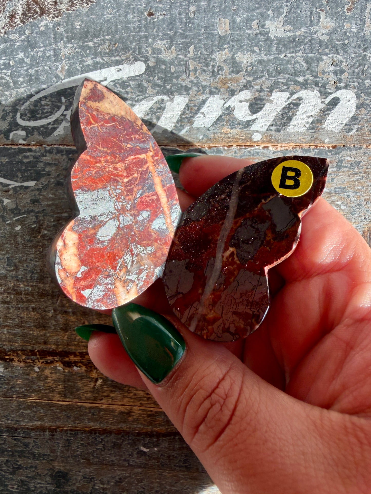 Gorgeous Jaspillite Butterfly | Opt B