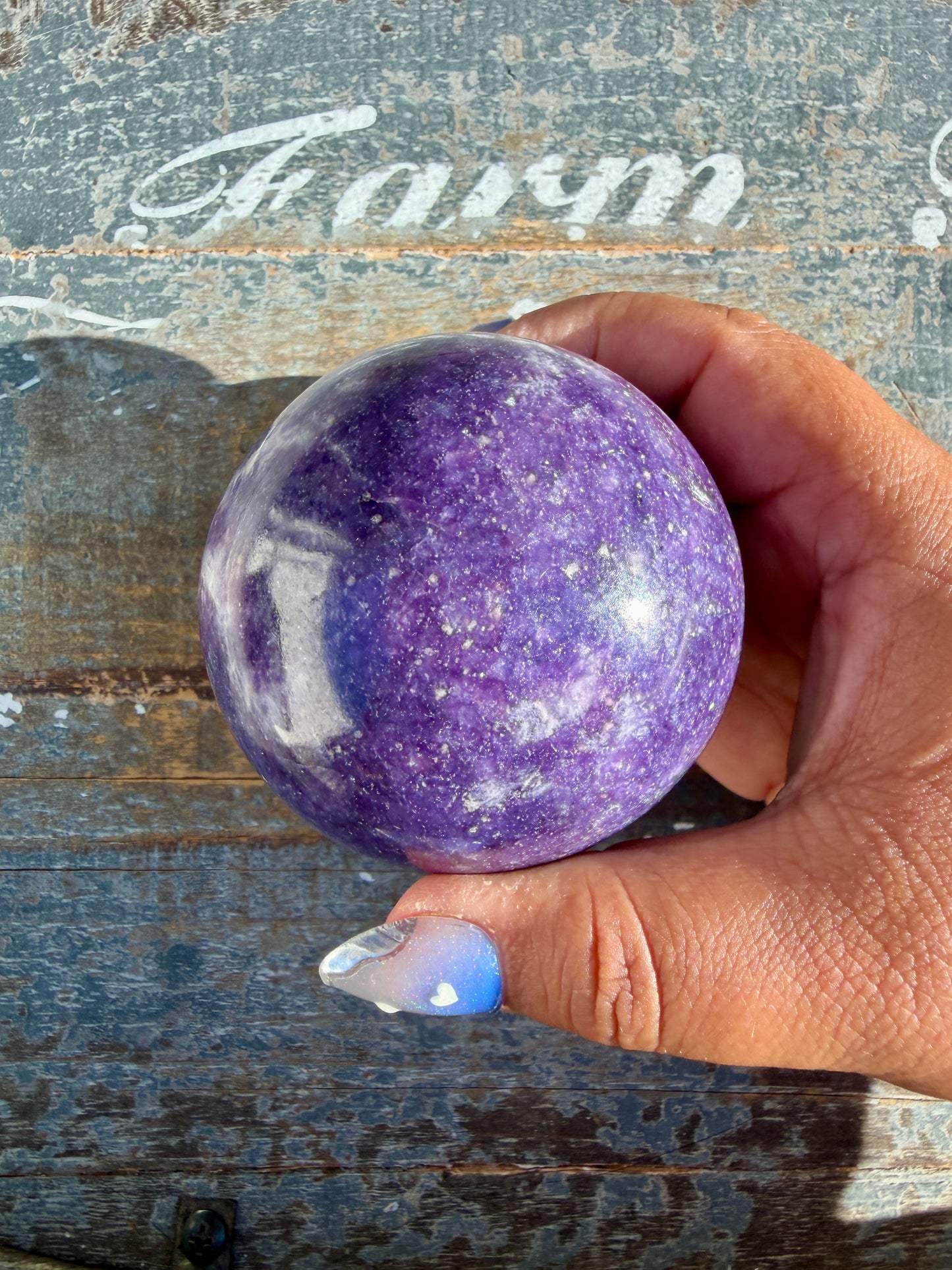 Gorgeous Lepidolite Sphere | Brazil | Opt 95