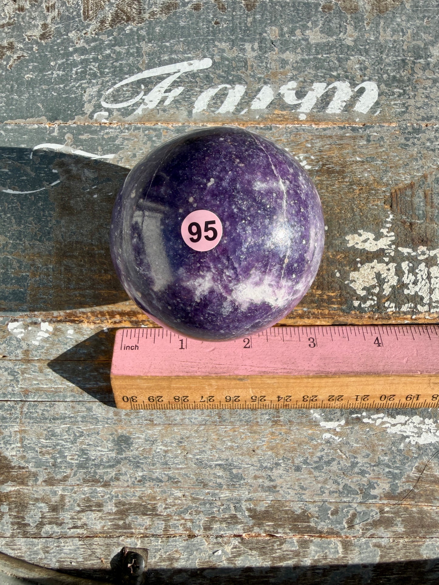 Gorgeous Lepidolite Sphere | Brazil | Opt 95