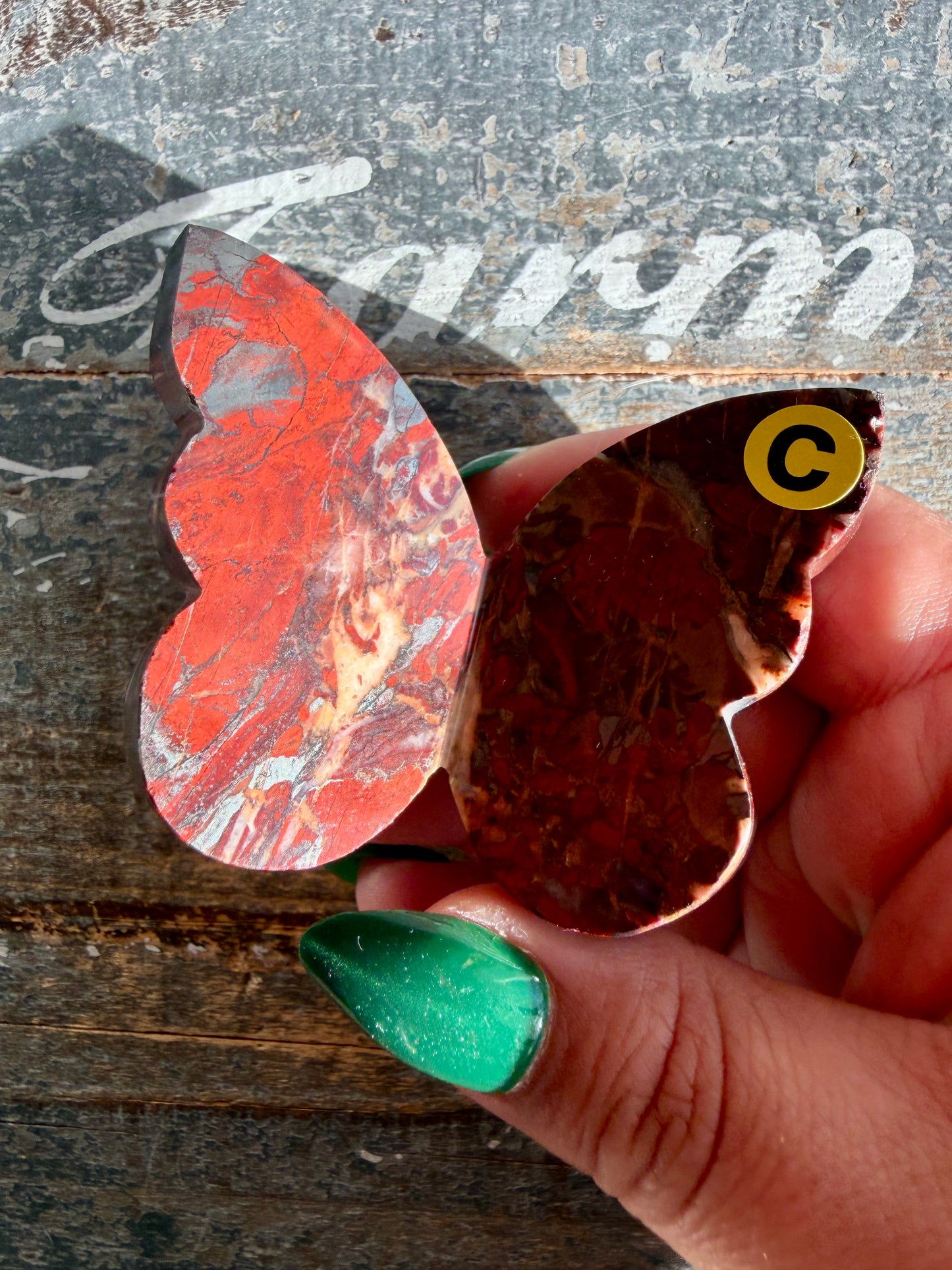 Gorgeous Jaspillite Butterfly | Opt C