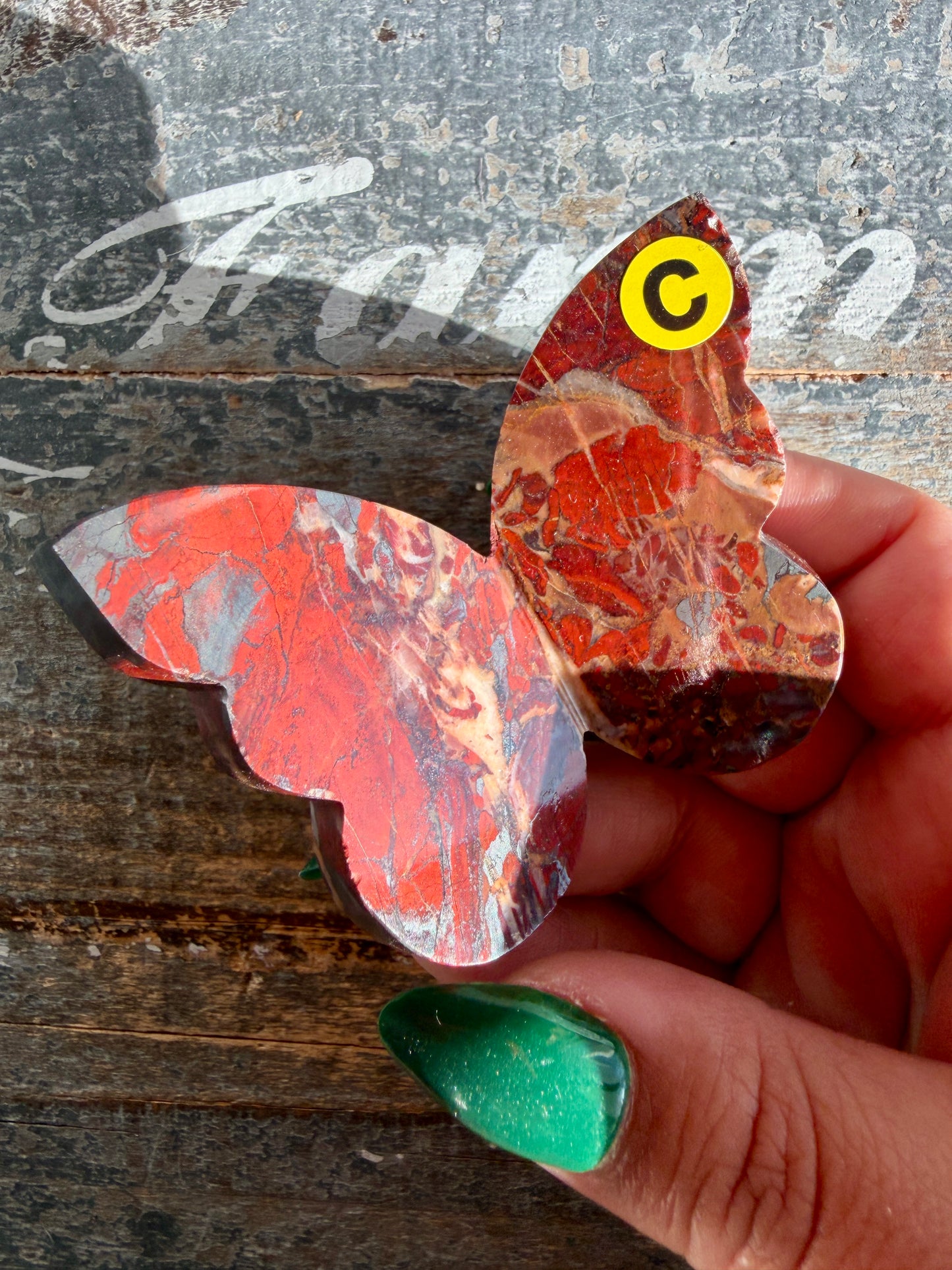 Gorgeous Jaspillite Butterfly | Opt C