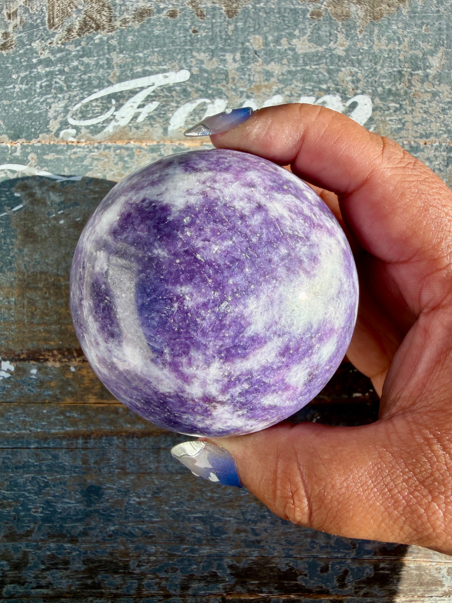 Gorgeous Lepidolite Sphere | Brazil | Opt 96