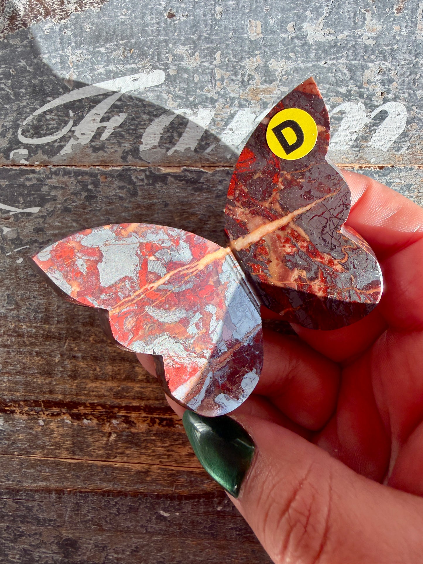 Gorgeous Jaspillite Butterfly | Opt D