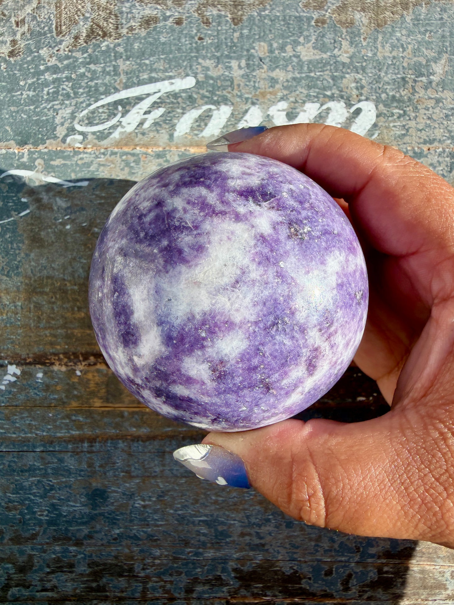 Gorgeous Lepidolite Sphere | Brazil | Opt 96