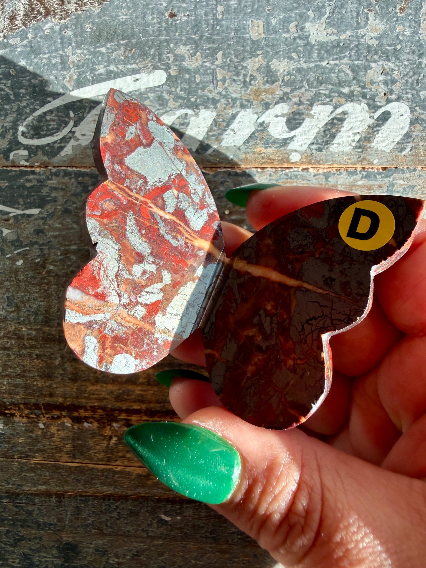 Gorgeous Jaspillite Butterfly | Opt D