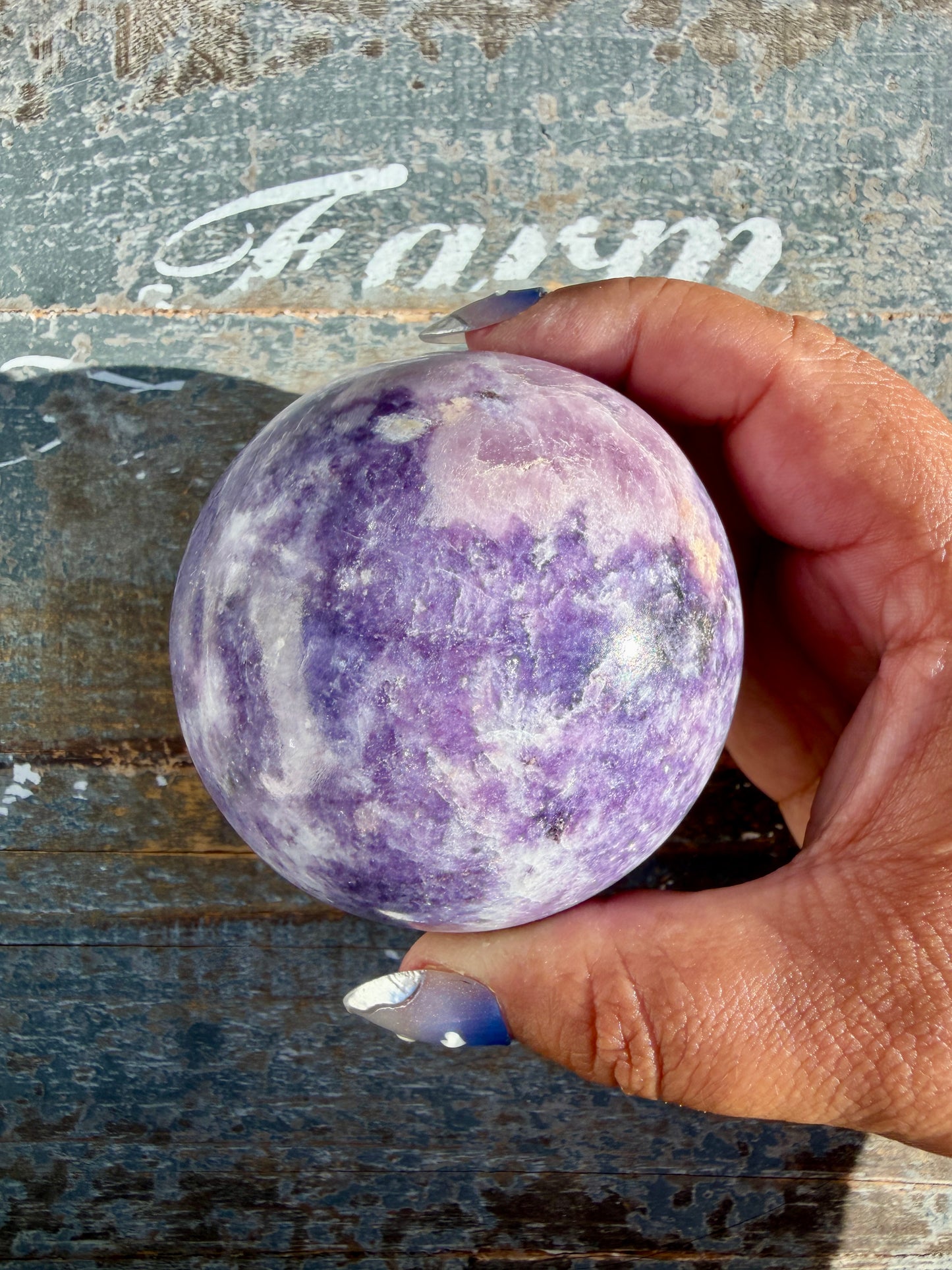 Gorgeous Lepidolite Sphere | Brazil | Opt 96