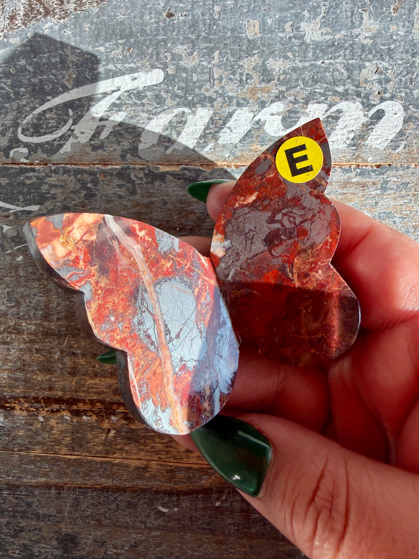 Gorgeous Jaspillite Butterfly | Opt E