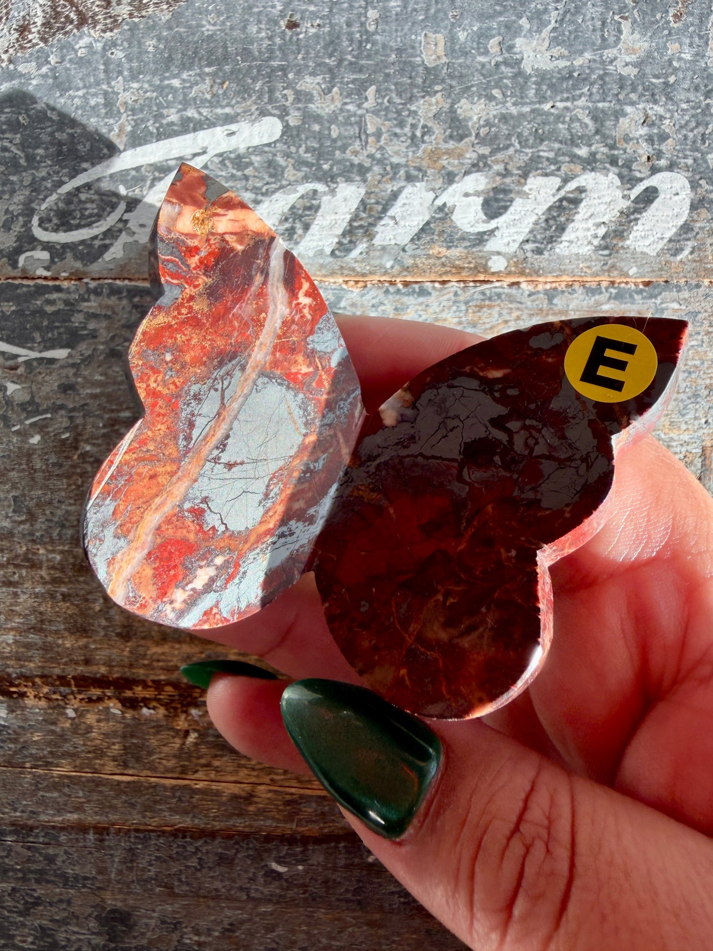 Gorgeous Jaspillite Butterfly | Opt E