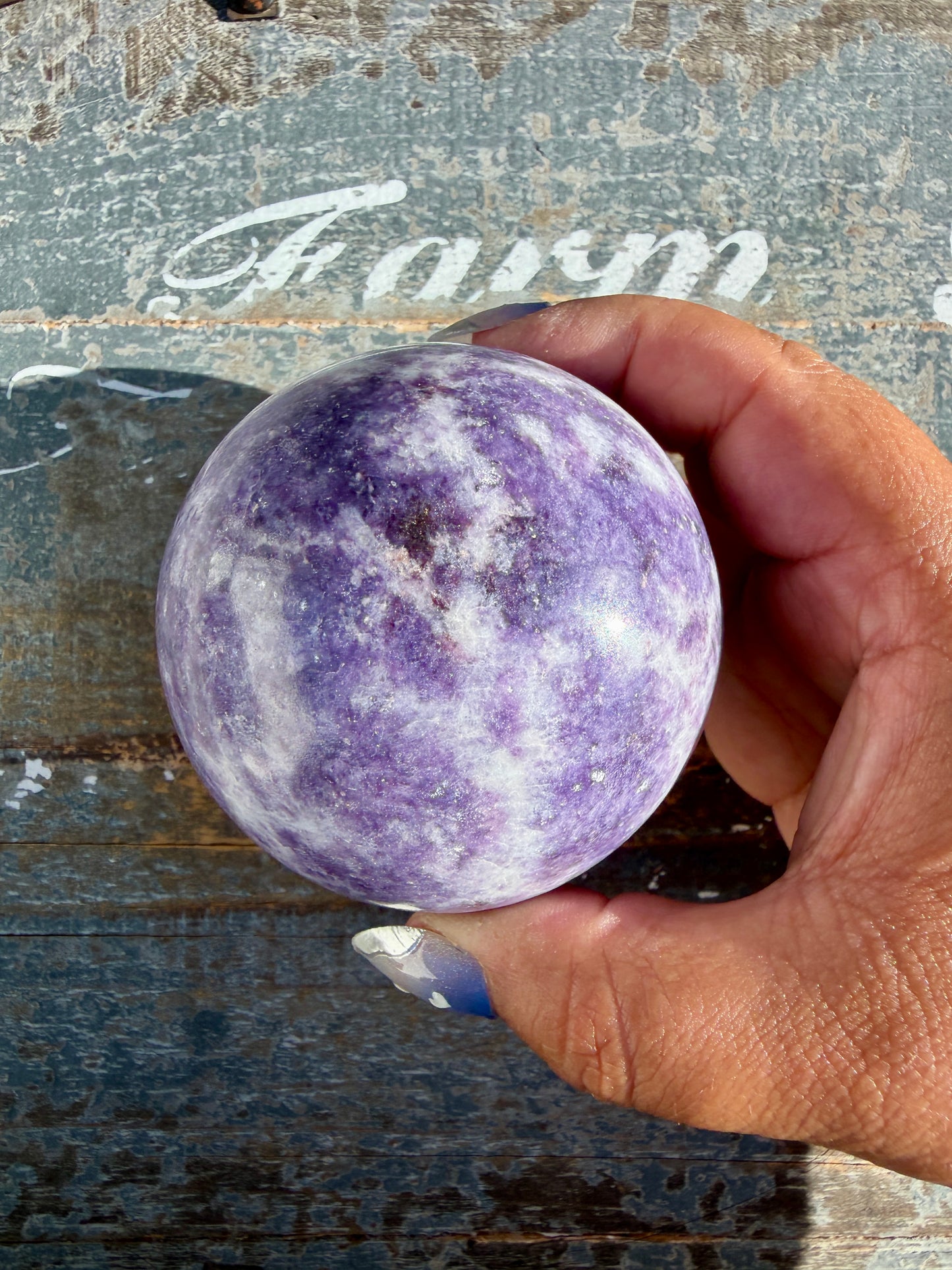 Gorgeous Lepidolite Sphere | Brazil | Opt 96