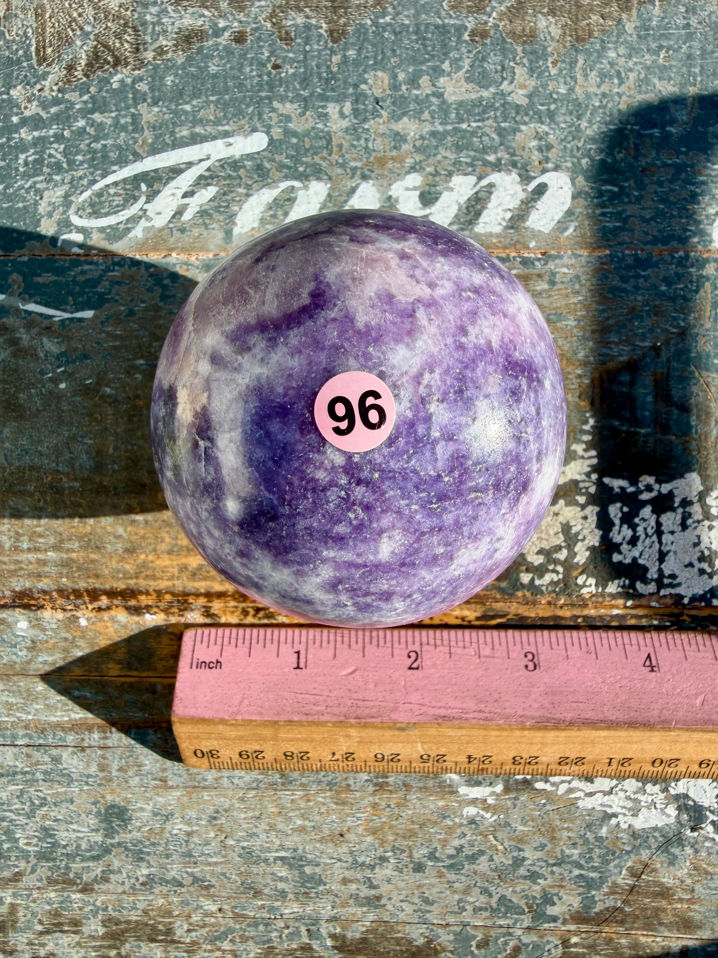 Gorgeous Lepidolite Sphere | Brazil | Opt 96