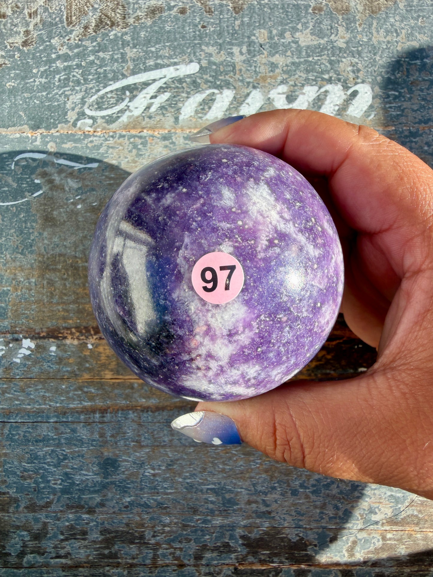 Gorgeous Lepidolite Sphere | Brazil | Opt 97