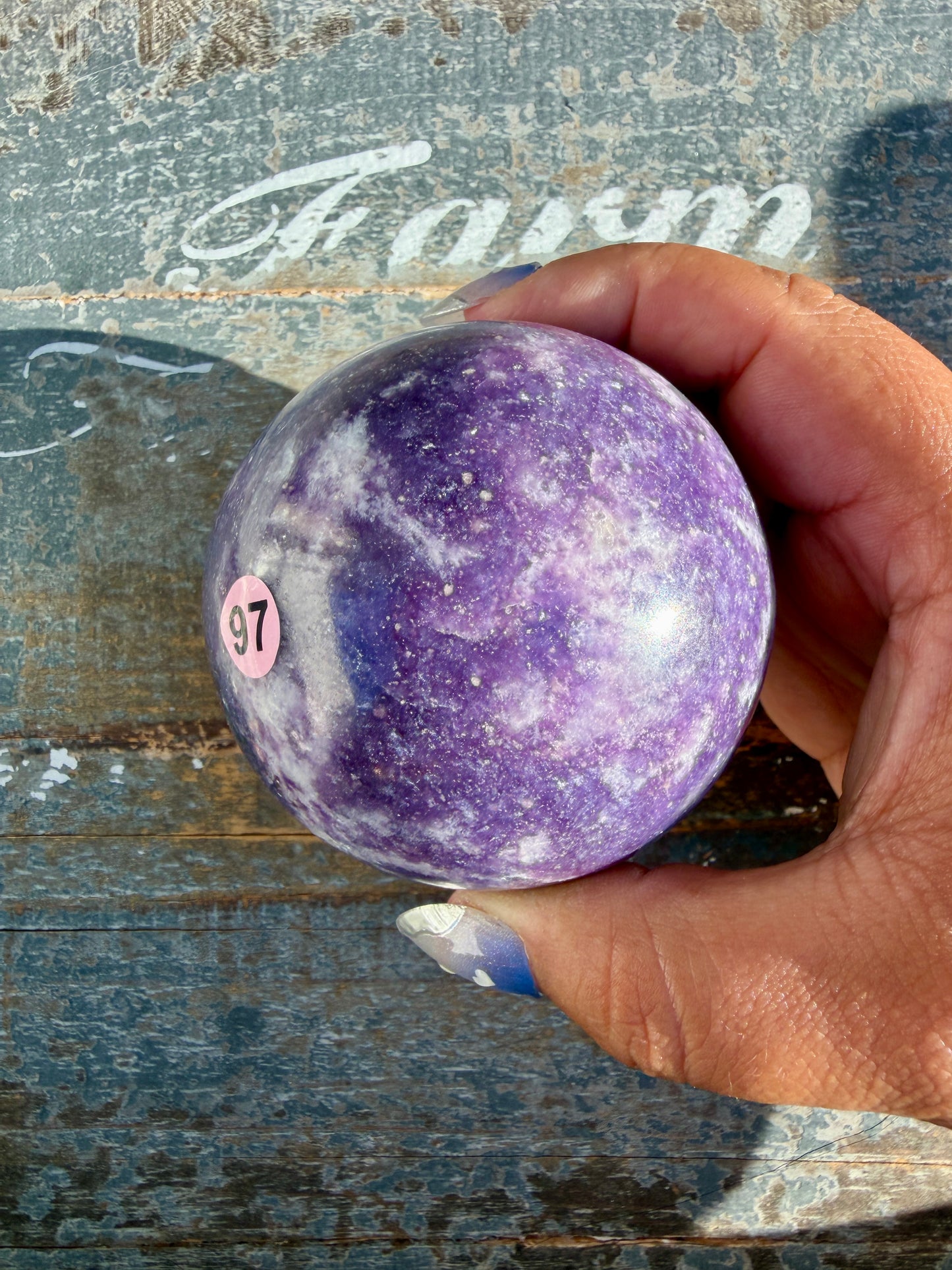 Gorgeous Lepidolite Sphere | Brazil | Opt 97