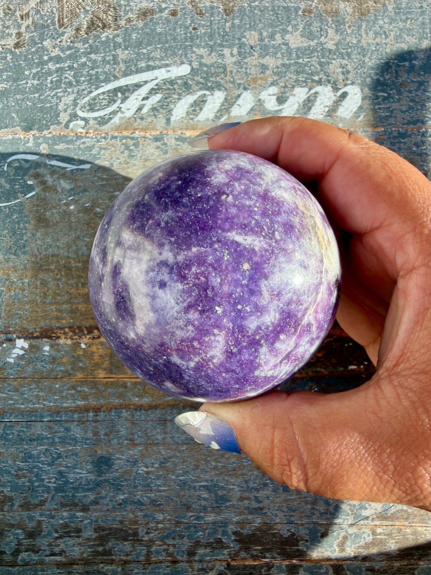 Gorgeous Lepidolite Sphere | Brazil | Opt 97