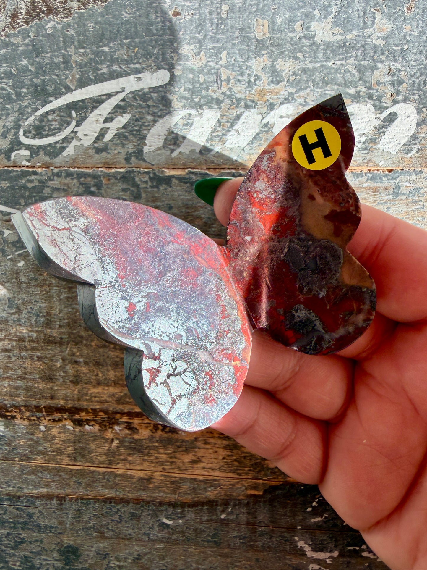 Gorgeous Jaspillite Butterfly | Opt H
