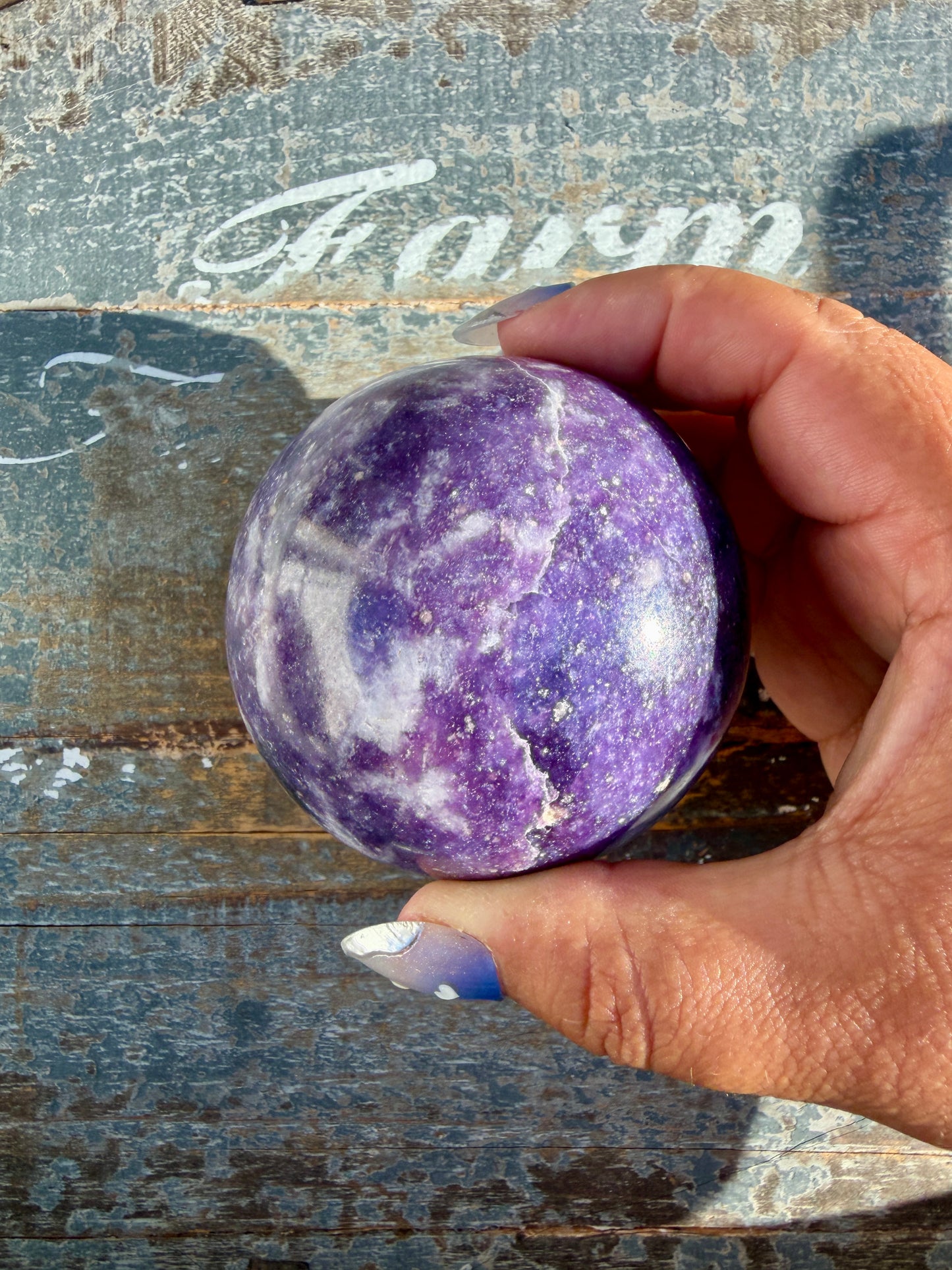 Gorgeous Lepidolite Sphere | Brazil | Opt 97