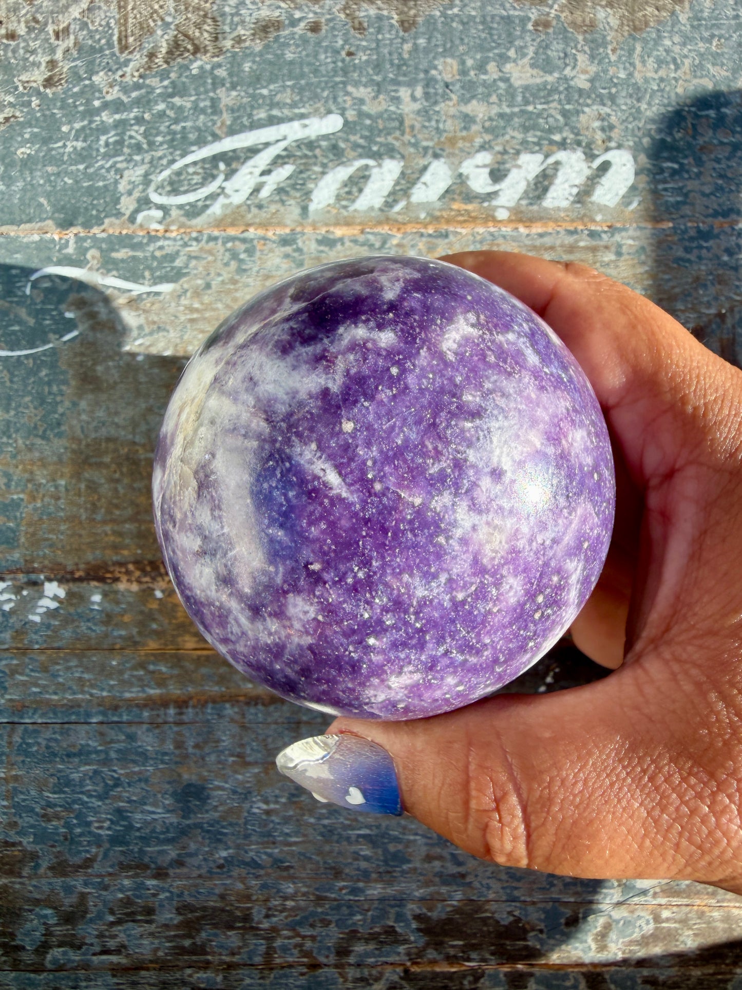 Gorgeous Lepidolite Sphere | Brazil | Opt 97