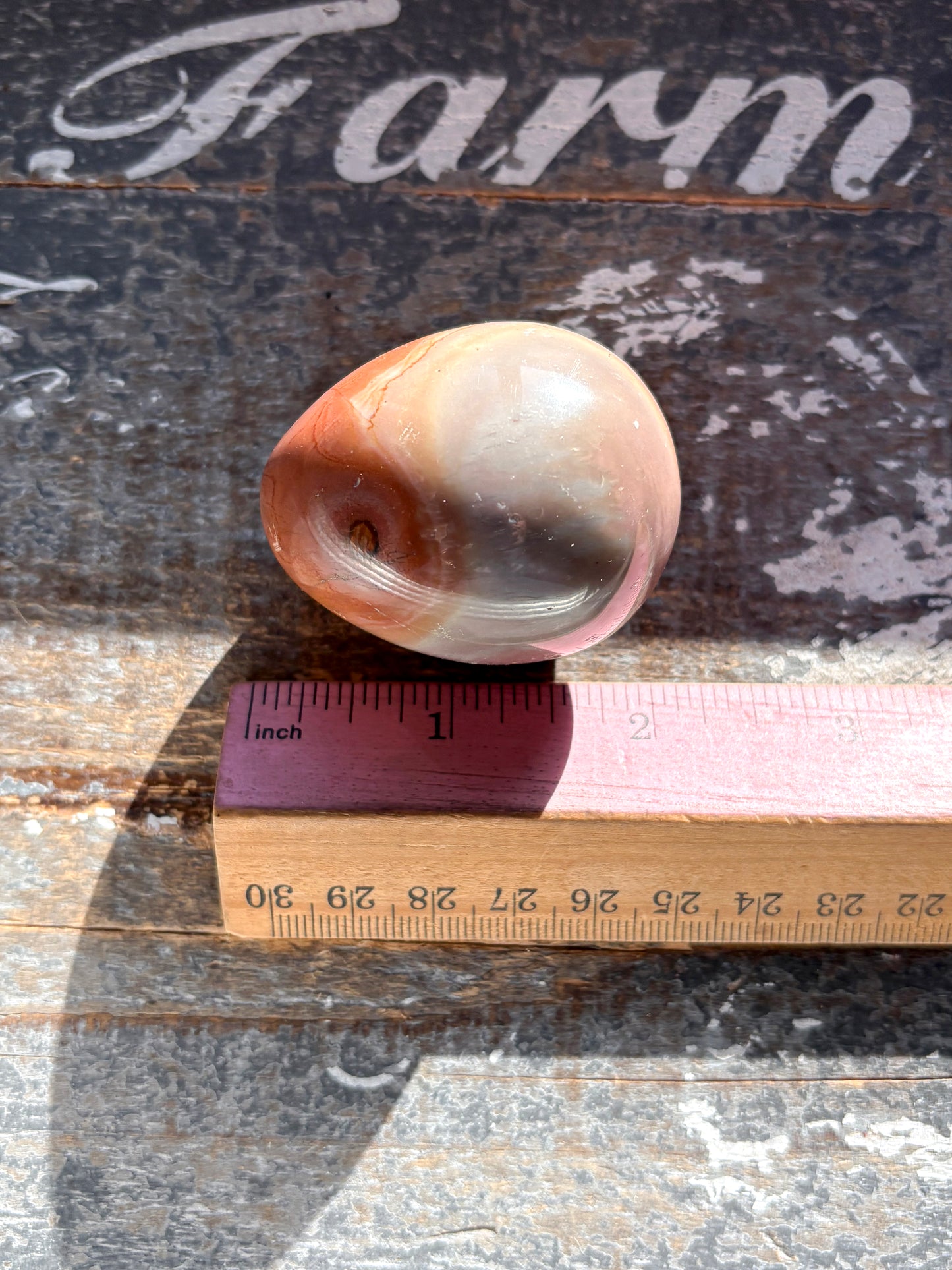 Colorful Polychrome Jasper Egg from Madagascar