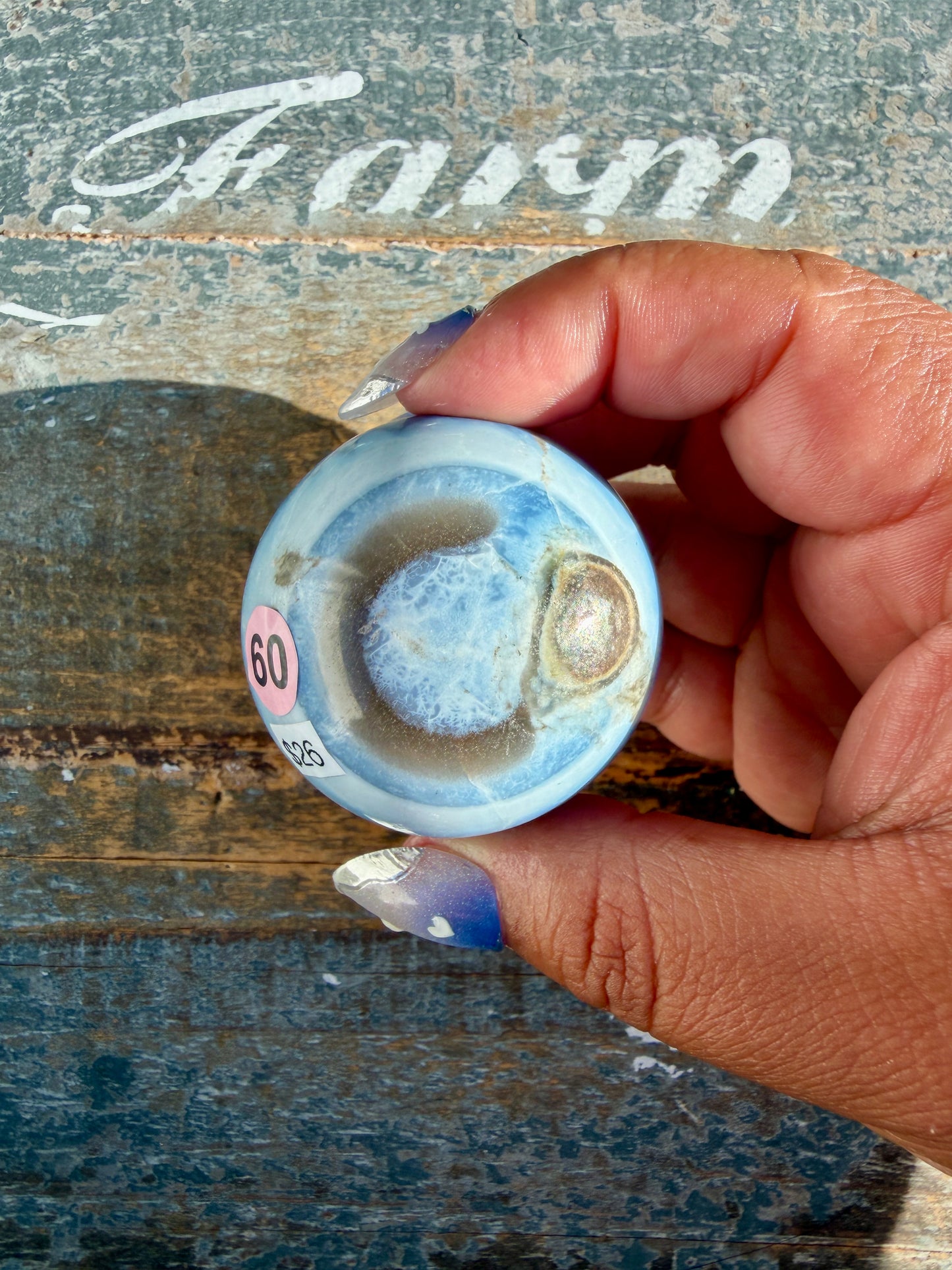 Gorgeous Blue Opal Sphere | India | Opt 60