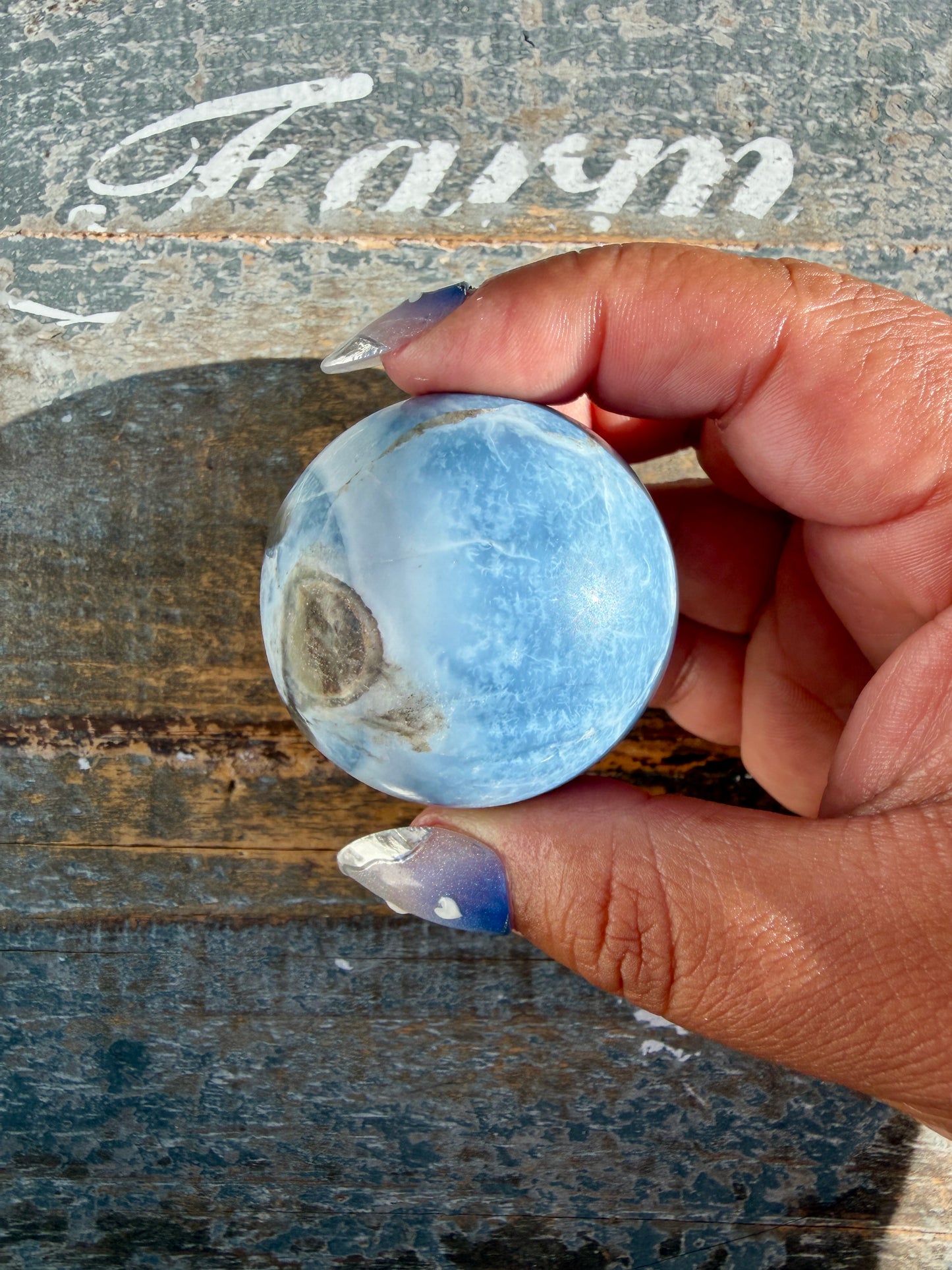 Gorgeous Blue Opal Sphere | India | Opt 60