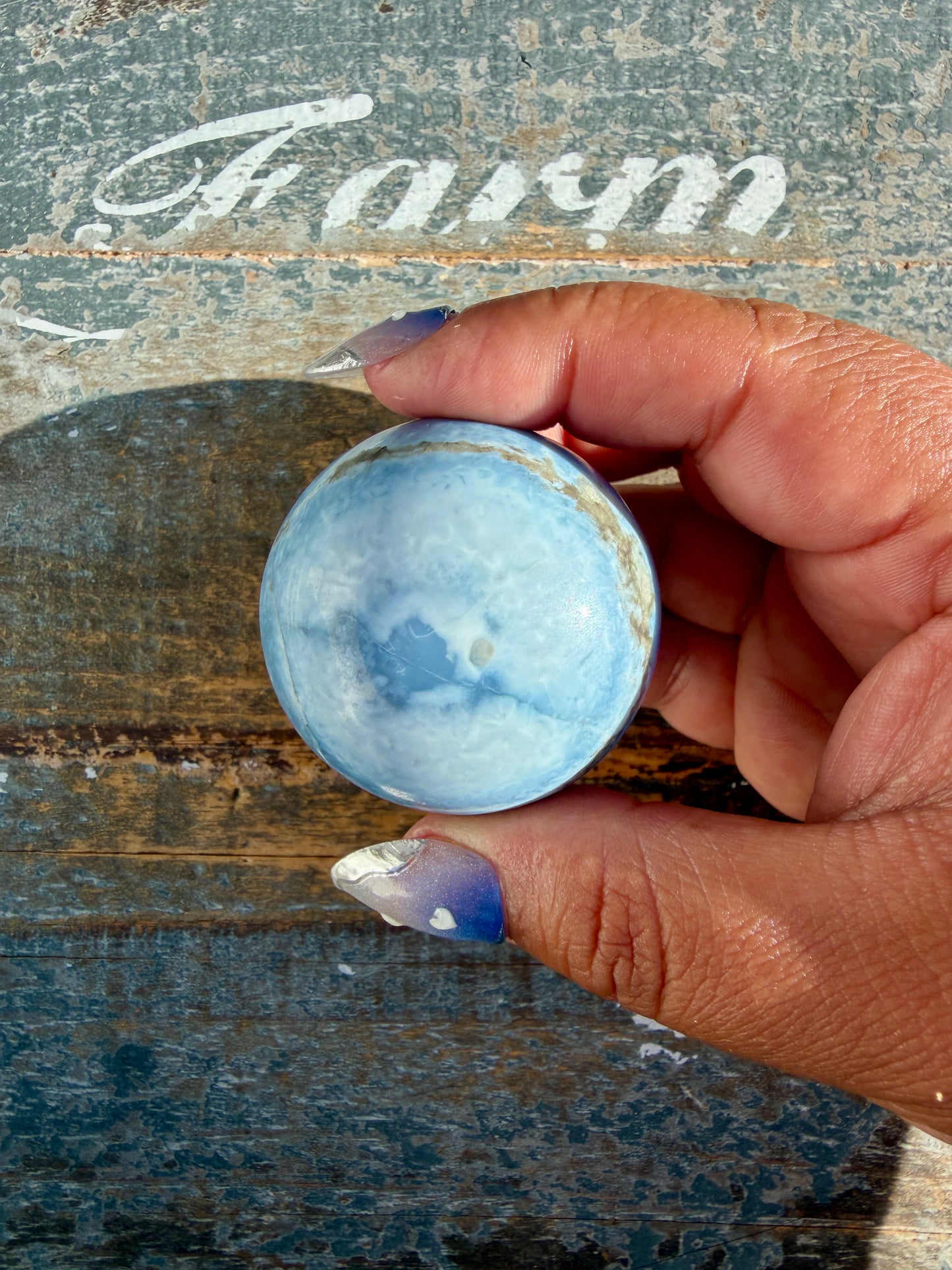 Gorgeous Blue Opal Sphere | India | Opt 60
