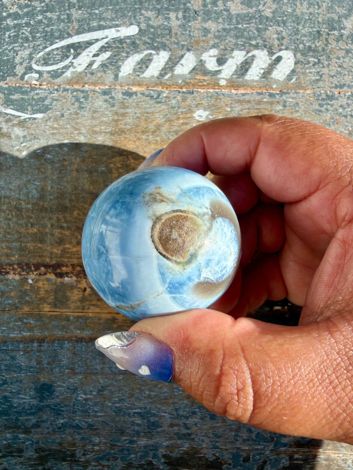 Gorgeous Blue Opal Sphere | India | Opt 60