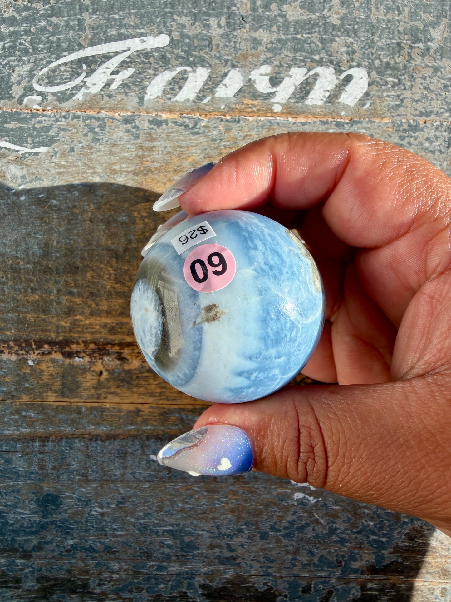 Gorgeous Blue Opal Sphere | India | Opt 60