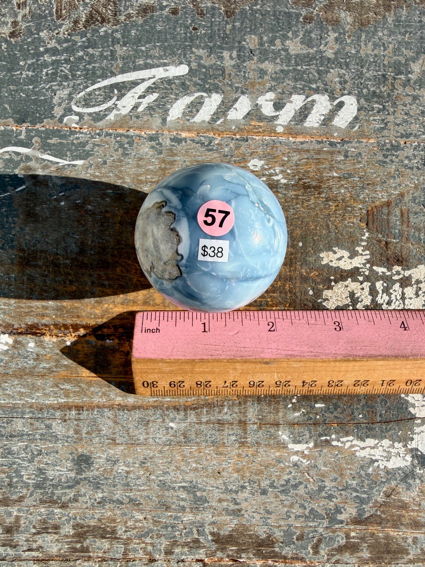Gorgeous Blue Opal Sphere | India | Opt 57