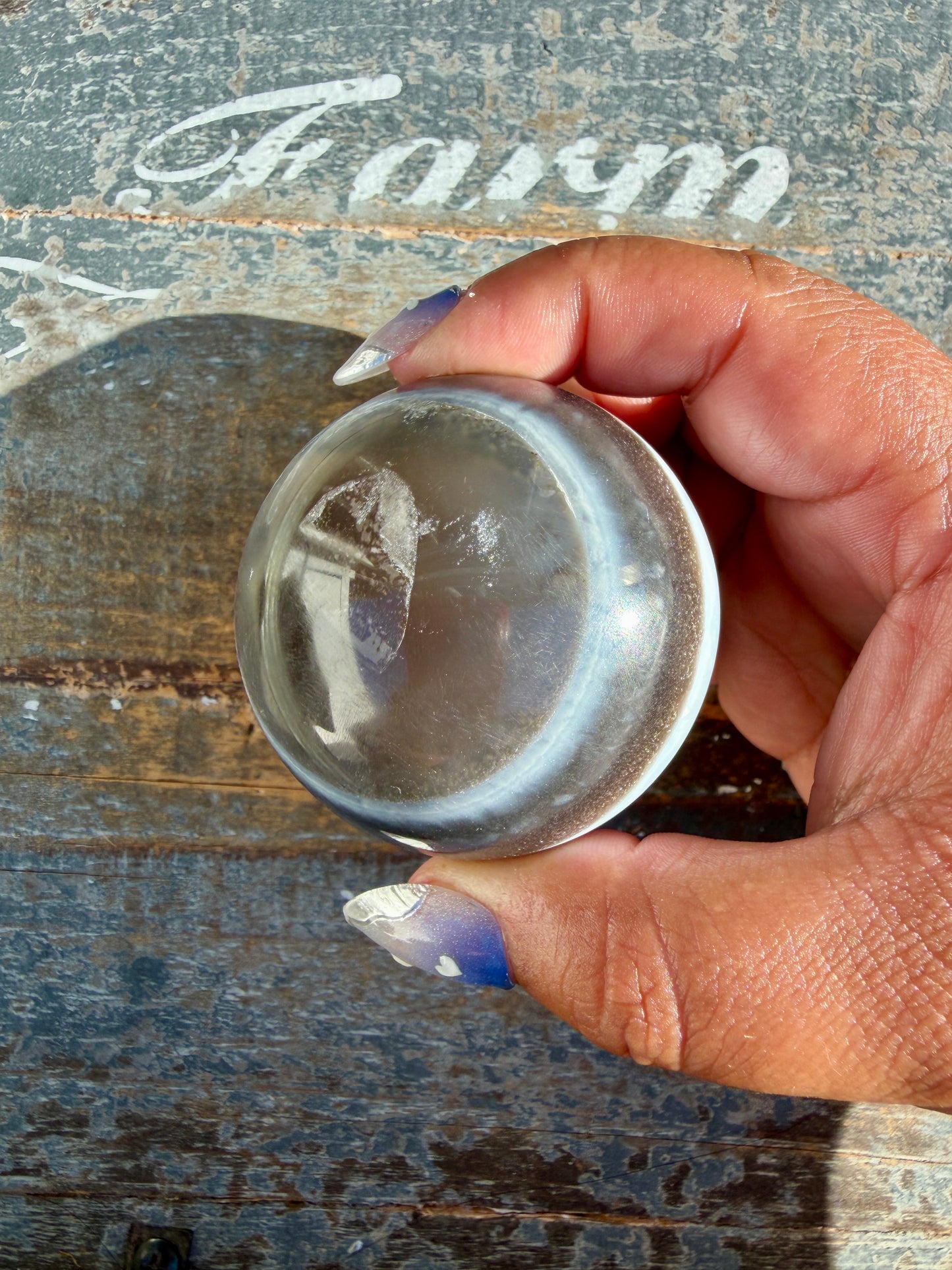 Gorgeous Blue Opal Sphere | India | Opt 50