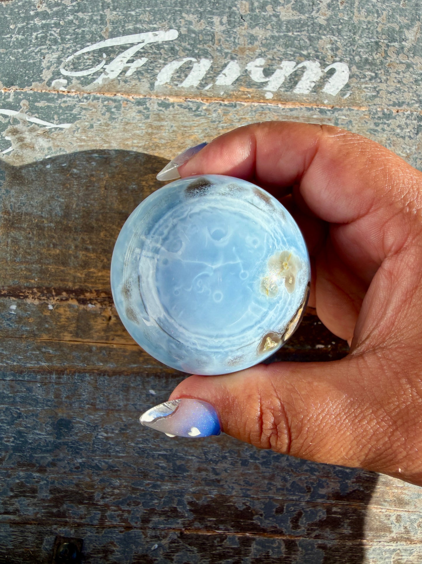 Gorgeous Blue Opal Sphere | India | Opt 50
