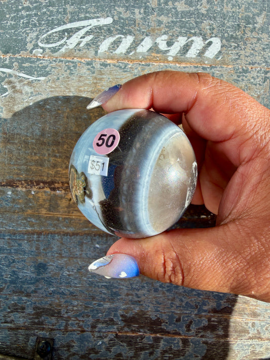 Gorgeous Blue Opal Sphere | India | Opt 50