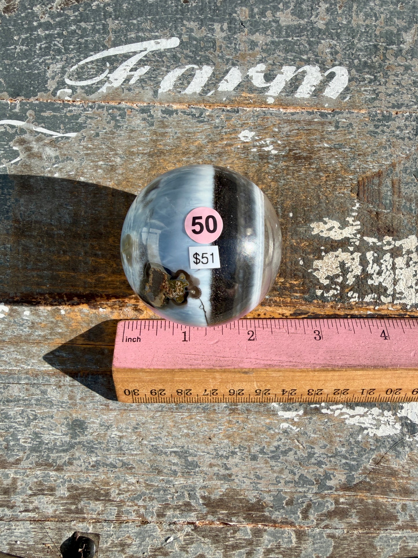 Gorgeous Blue Opal Sphere | India | Opt 50