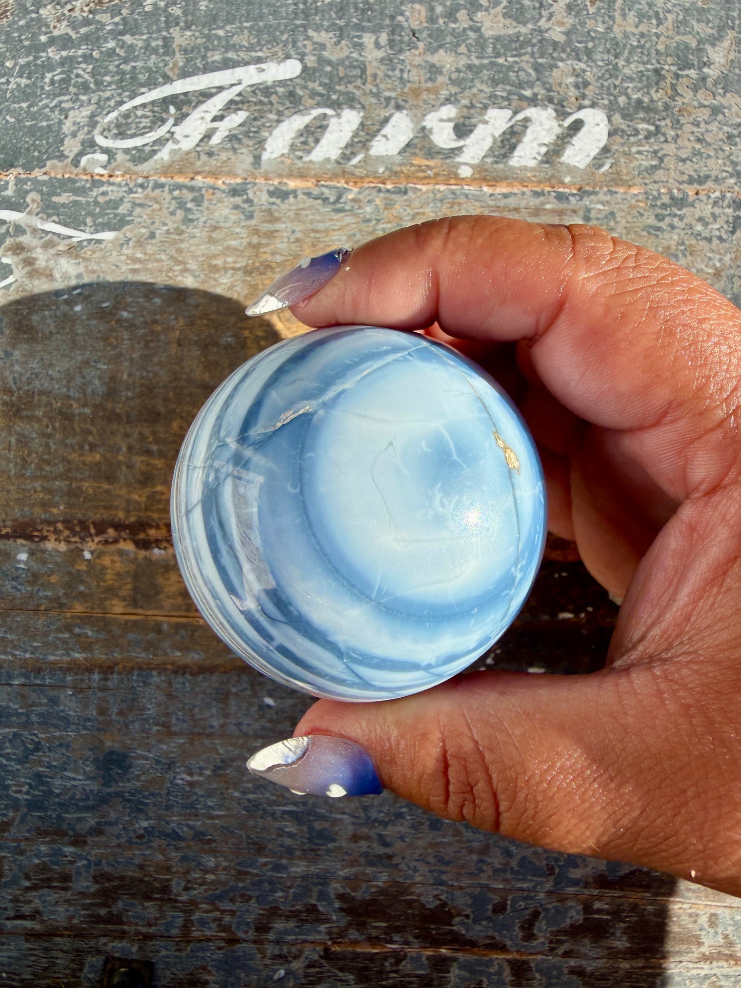 Gorgeous Blue Opal Sphere | India | Opt 46