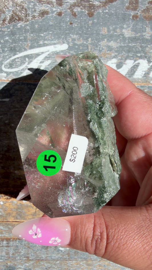 Gorgeous Himalayan Quartz with Chlorite | India | Opt 15 (VIDEO)