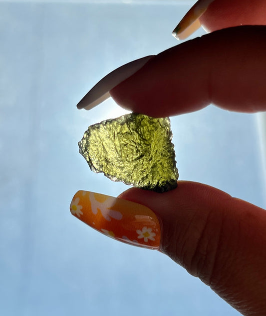 Rare Authentic Moldavite from The Czech Republic