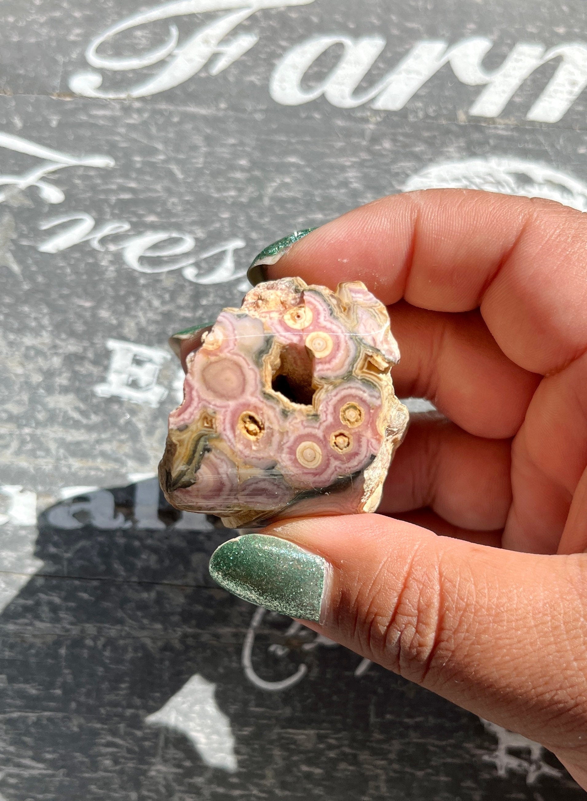 Gorgeous AAA Quality Rare Rhodochrosite Slab from Argentina! *TUCSON EXCLUSIVE*