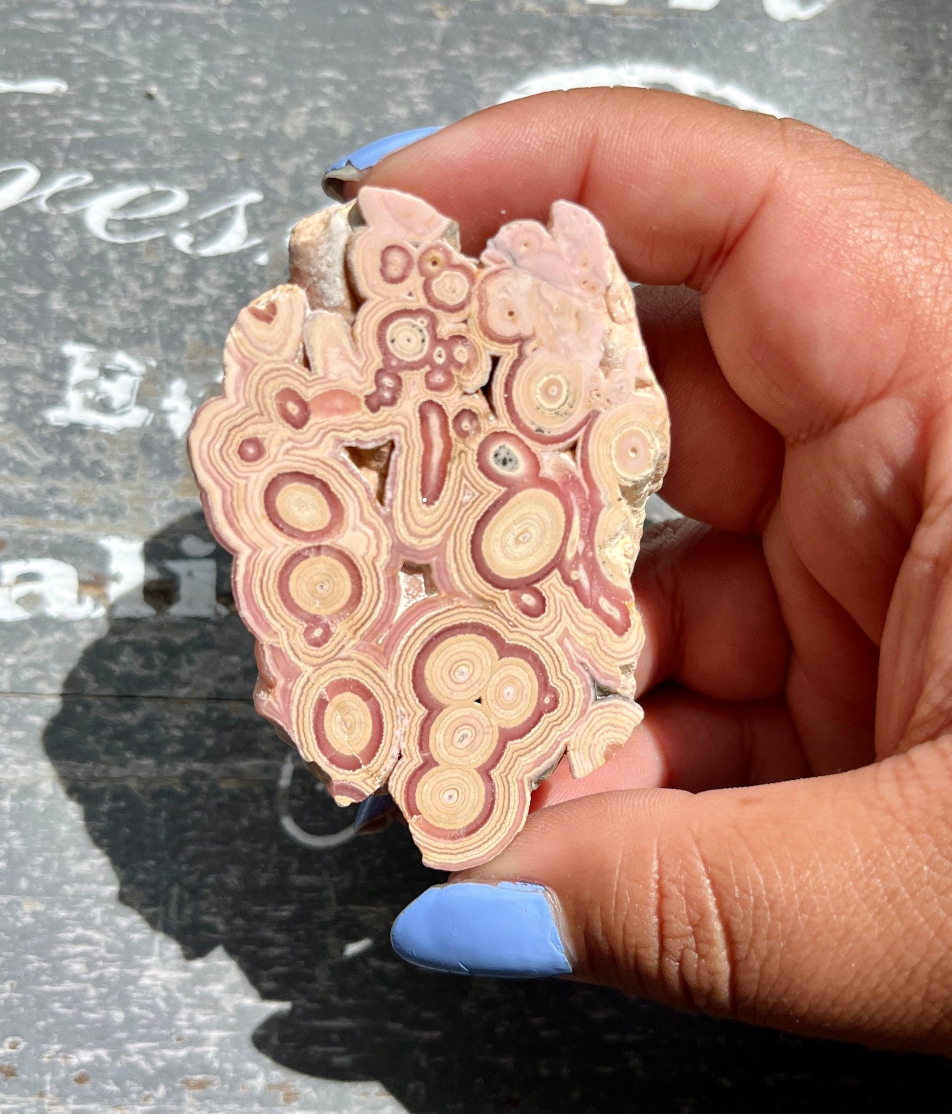 Gorgeous AAA Quality Rare Rhodochrosite Slab from Argentina! *TUCSON EXCLUSIVE*